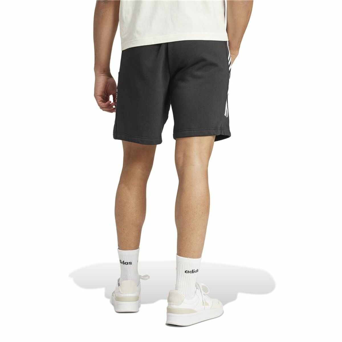 Träningsshorts Adidas House Of Tiro Fleece Svart - 3