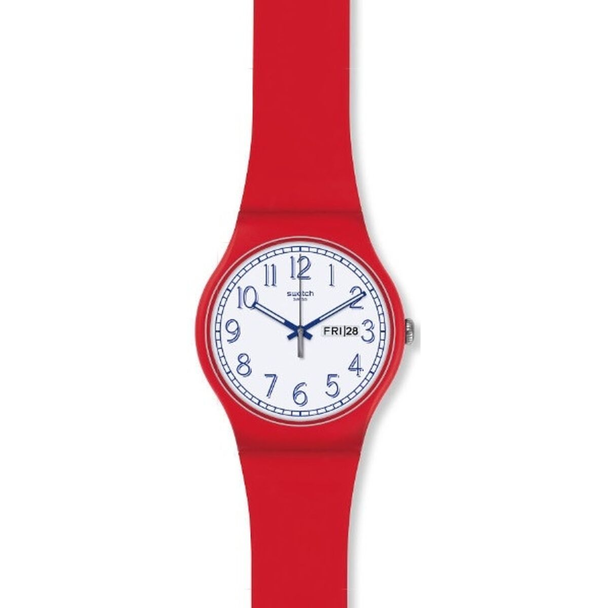 Unisexklocka Swatch RED ME UP (Ø 41 mm)