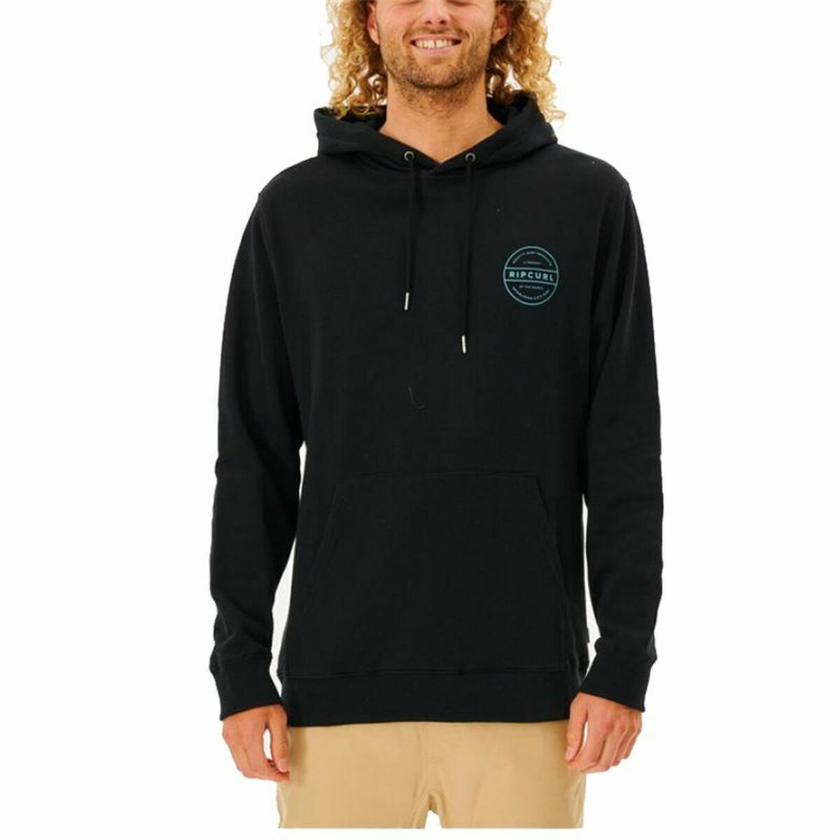 Tröja med huva Herr Rip Curl Re Entry Svart - 8
