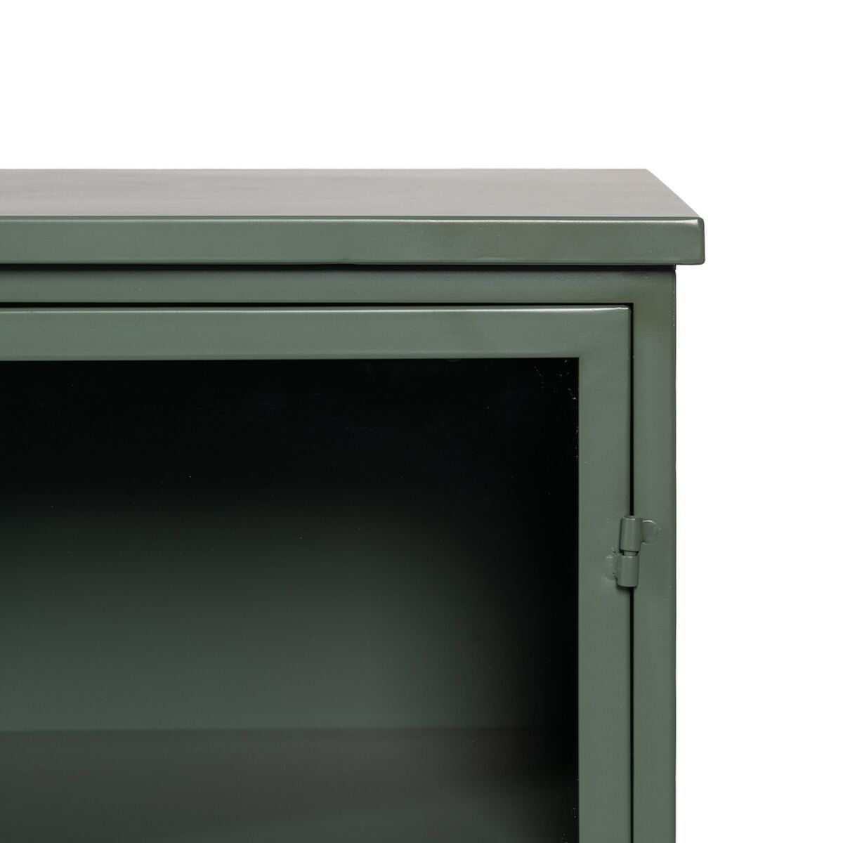 Vitrinskåp med dubbel glasdörr Mint Glas Järn 72 x 35 x 178 cm - 8
