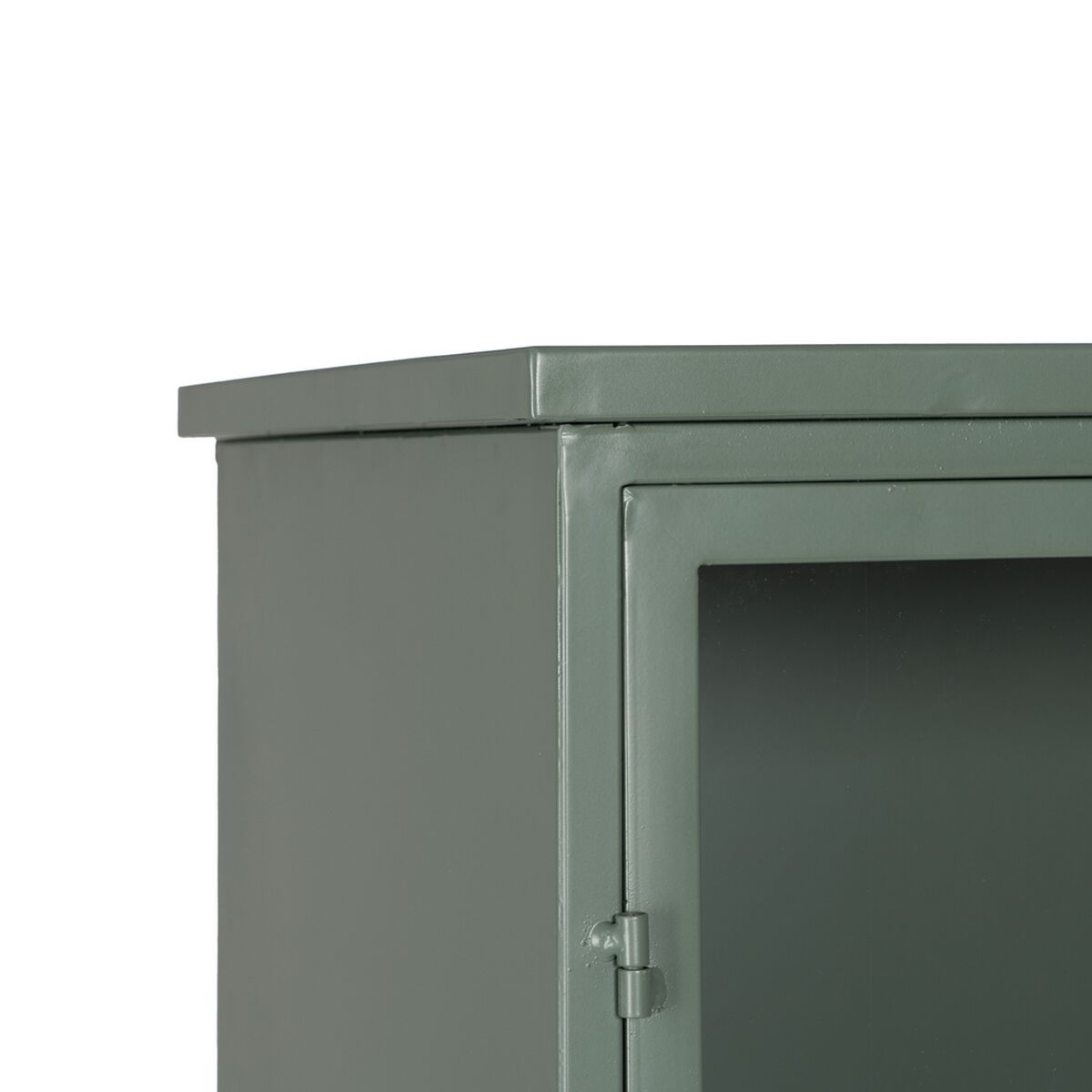 Vitrinskåp med dubbel glasdörr Mint Glas Järn 72 x 35 x 178 cm - 4