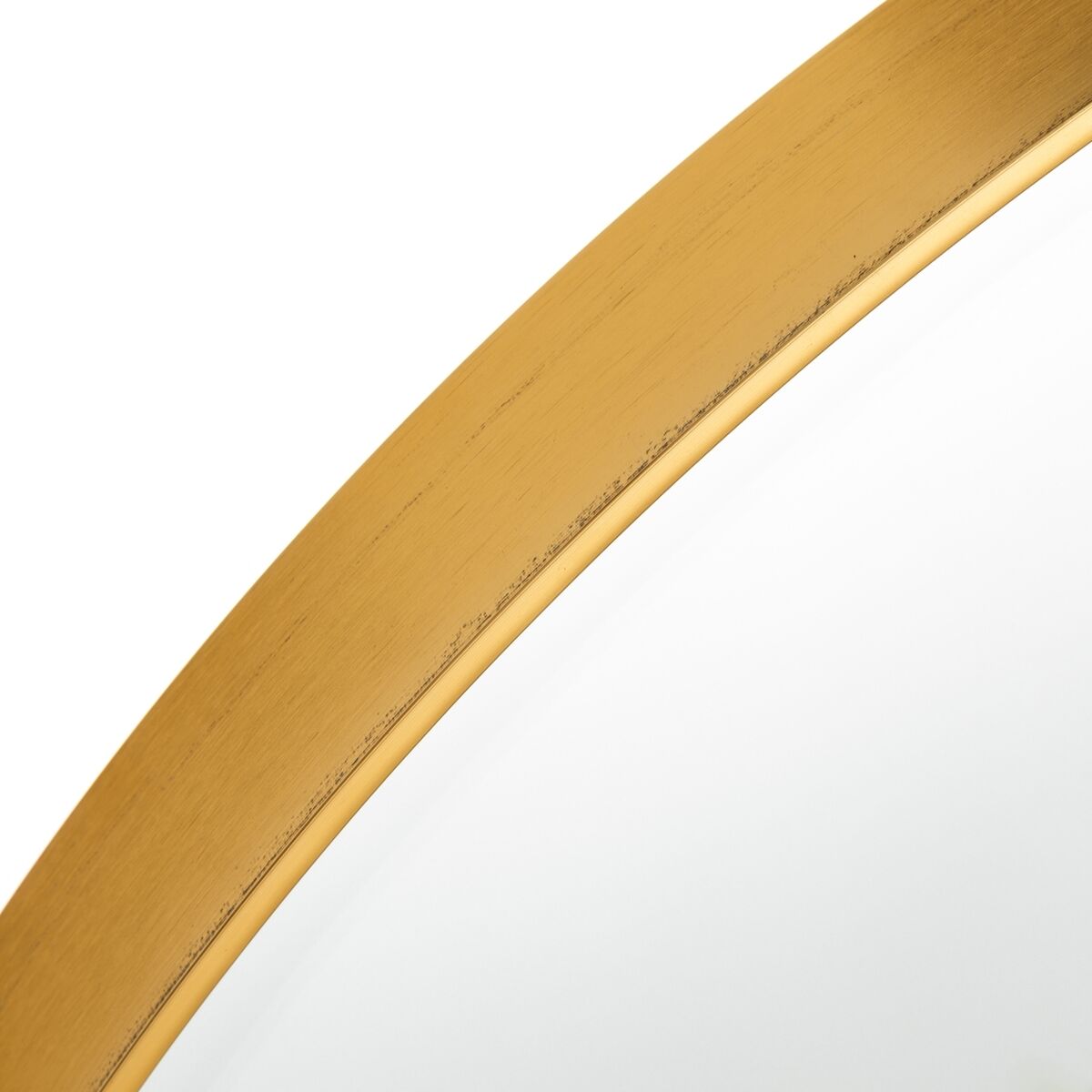 Väggspegel Gyllene Aluminium Glas 80 x 4 x 80 cm - 3