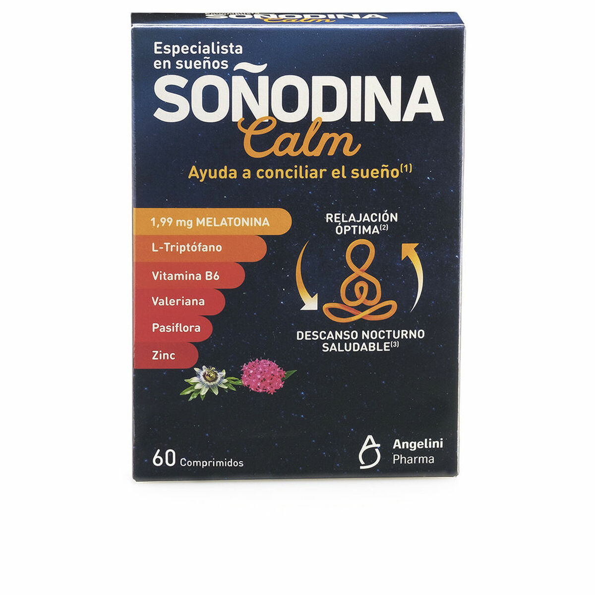 Kosttillskott för sömnproblem Natura Essenziale Soñodina Calm Melatonin 60 antal - 3