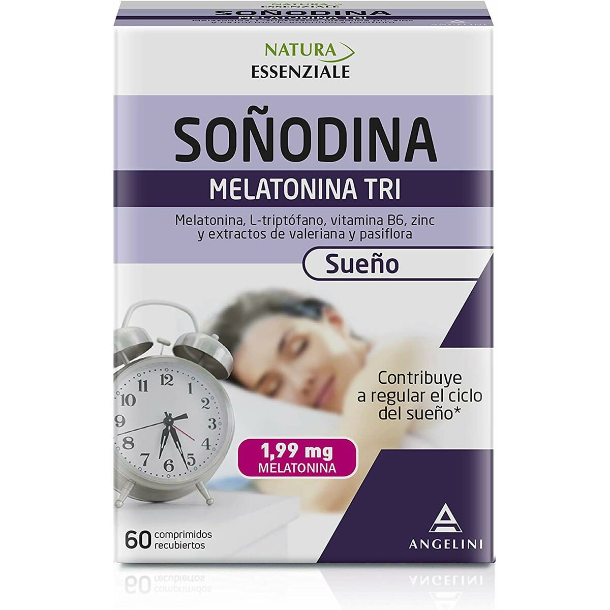Kosttillskott för sömnproblem Natura Essenziale Soñodina Calm Melatonin 60 antal