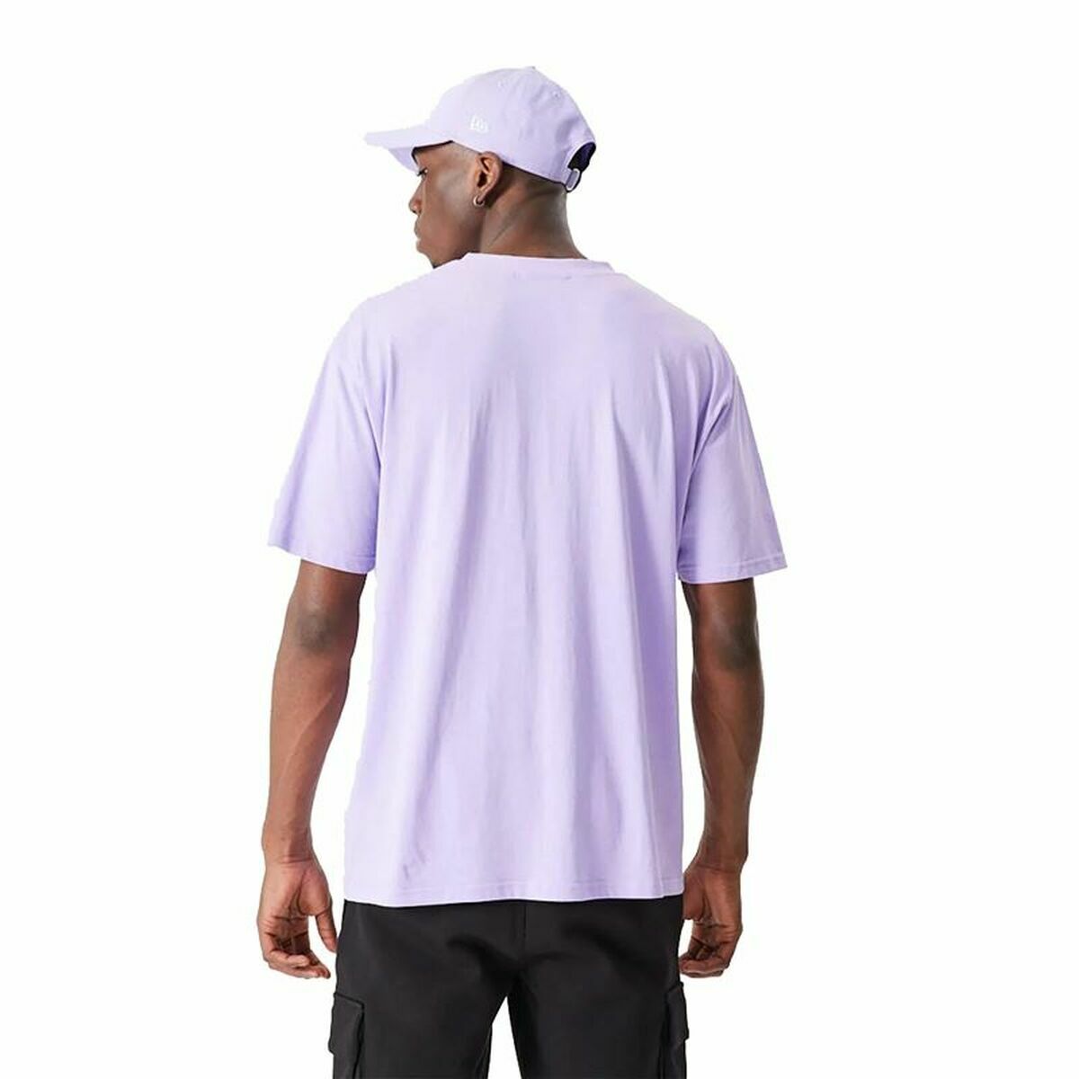 T-shirt med kortärm New Era MLB League Essentials New York Yankees Violett Unisex - 8
