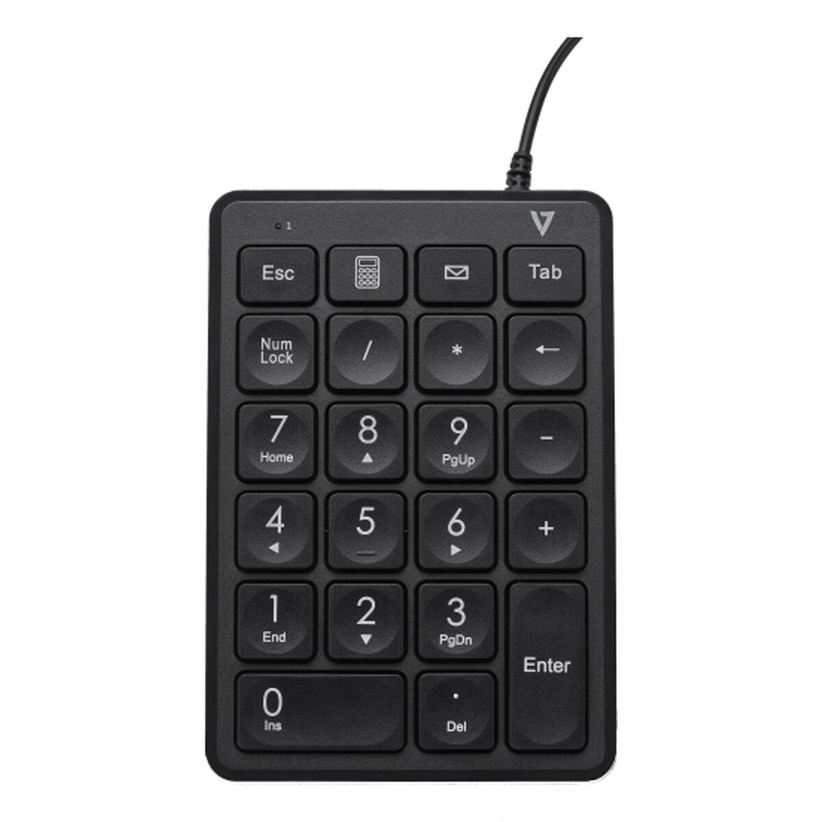 Numeriskt tangentbord V7 KP350 Svart - 5