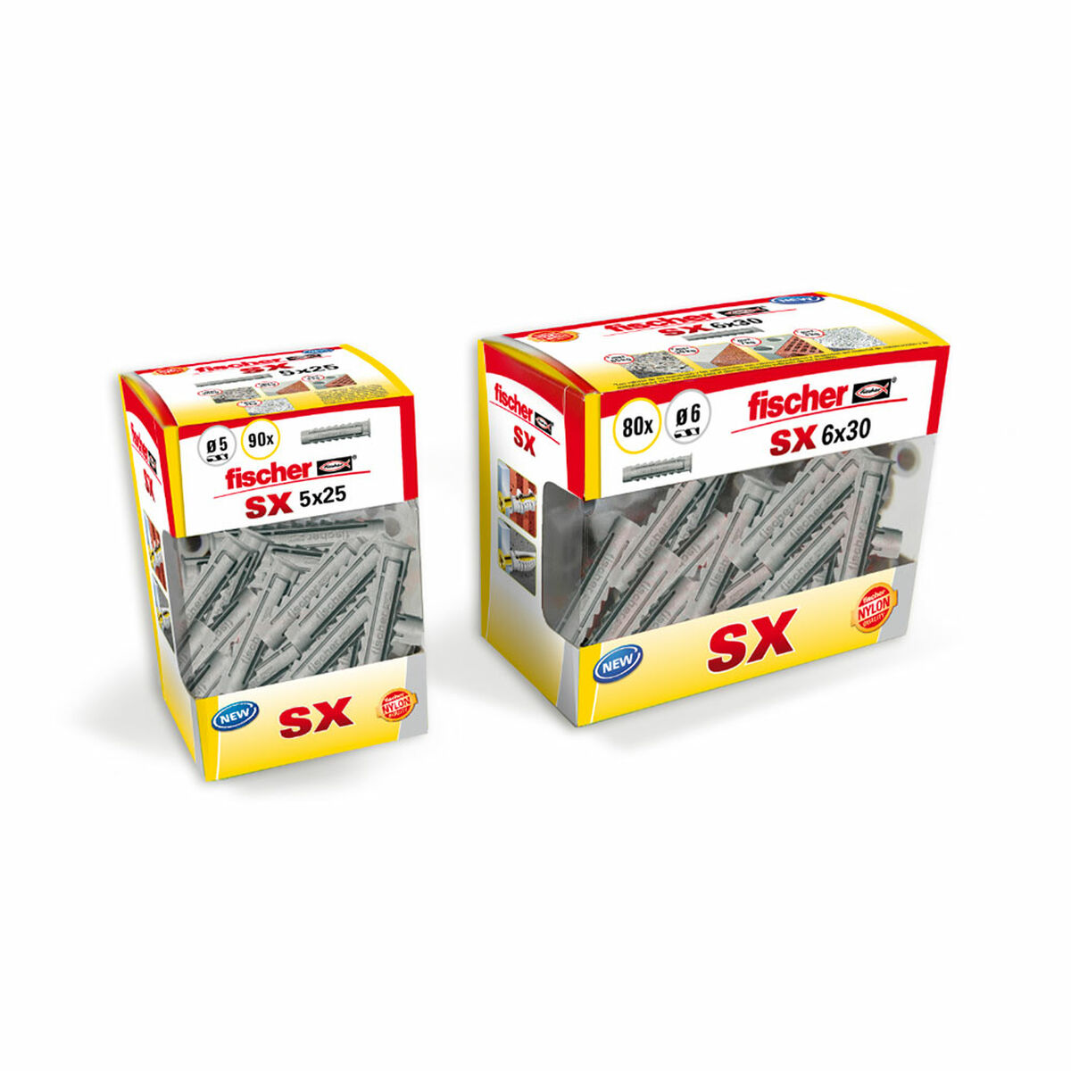Dobbar Fischer SX 553437 12 x 60 mm Nylon (15 antal) - 4