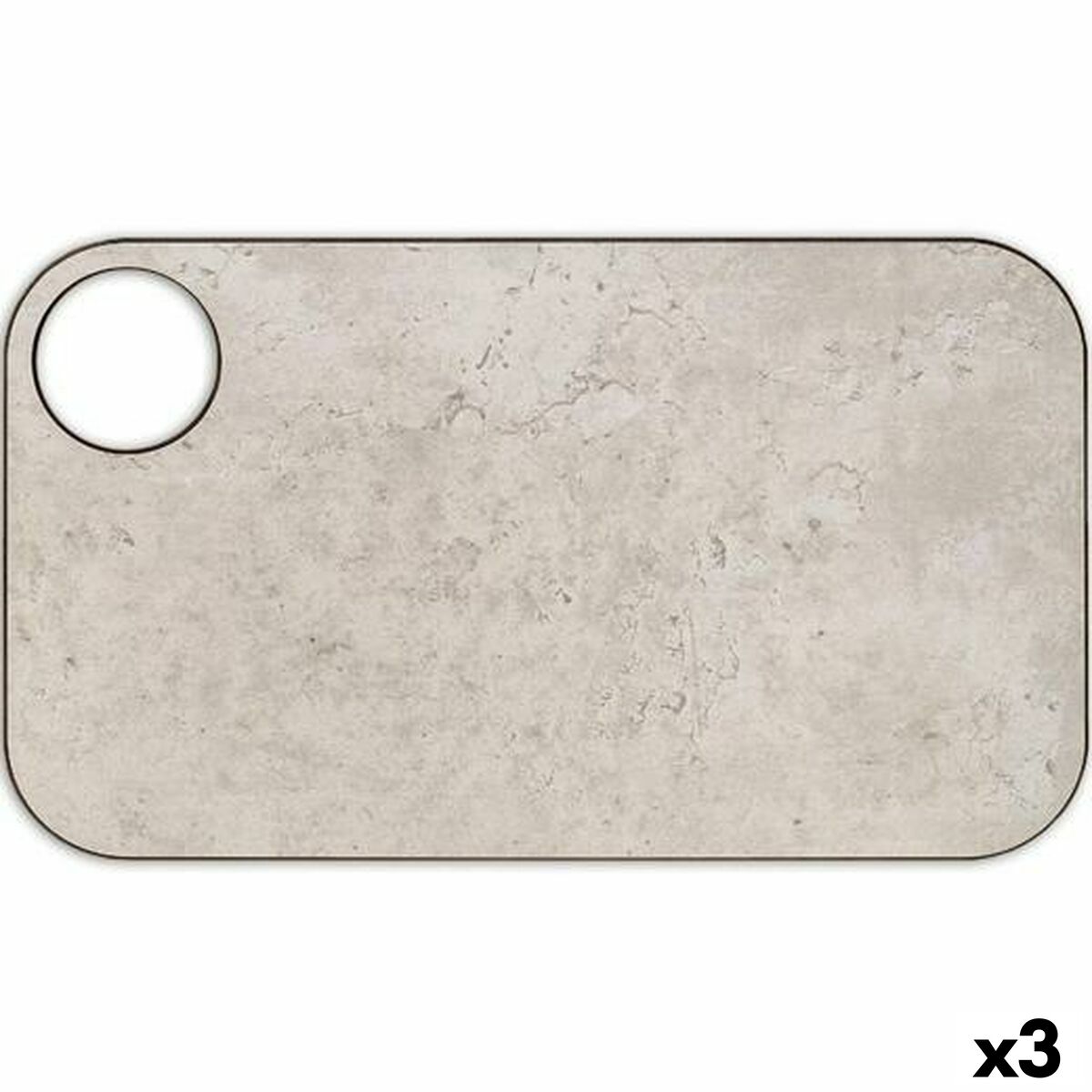 Skärbräda Arcos Grå Harts 24 x 14 cm Fibrer (3 antal) - 3