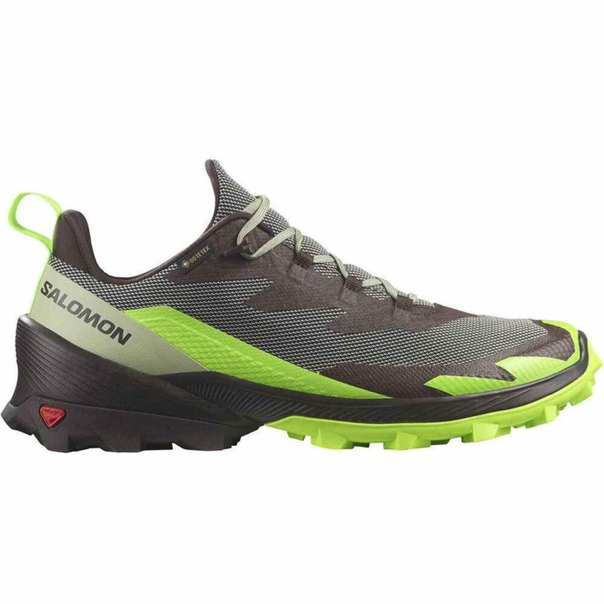 Gymnastikskor, Herr Salomon Cross Over 2 Gore-Tex Limegrön - 3
