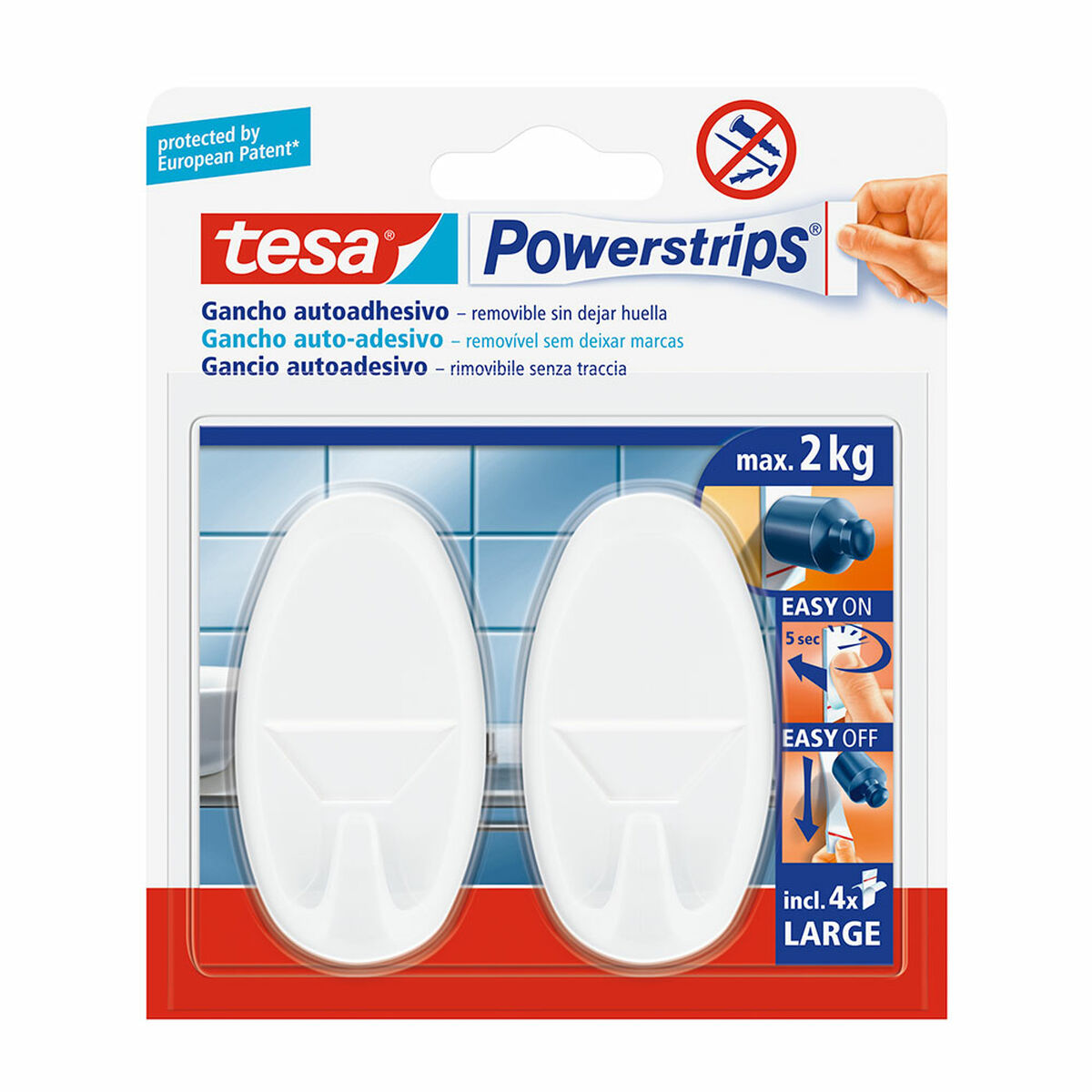 Upphängningskrok TESA 2 Kg - 2