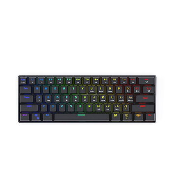 Tangentbord Savio BLACKOUT Svart Multicolour Engelska QWERTY
