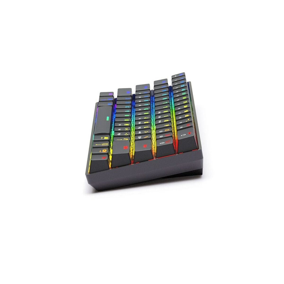Tangentbord Savio BLACKOUT Svart Multicolour Engelska QWERTY - 6