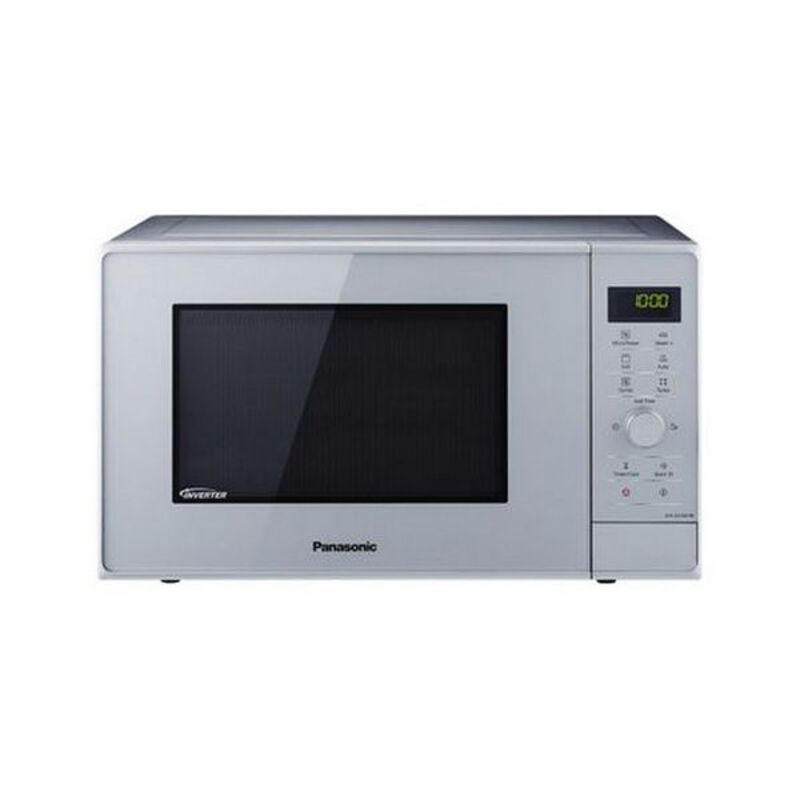 Mikrovågsugn med Grill Panasonic NN-GD36HMSUG 1000 W 23 L Silvrig