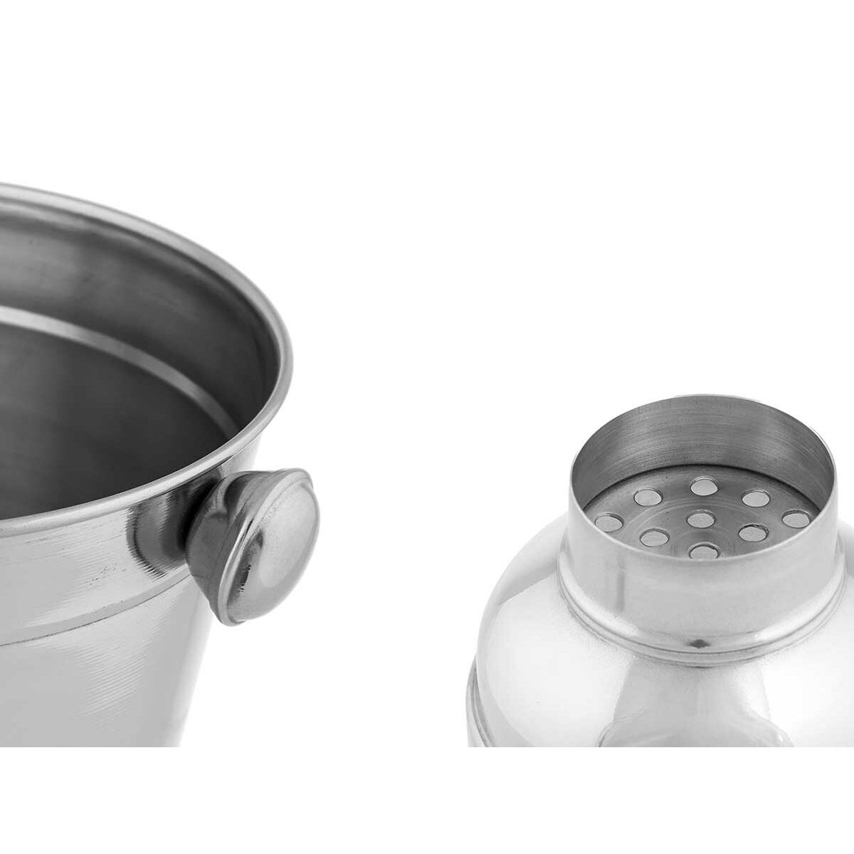 Cocktailset Silvrig Rostfritt stål 5 Delar 250 ml (6 antal) - 4