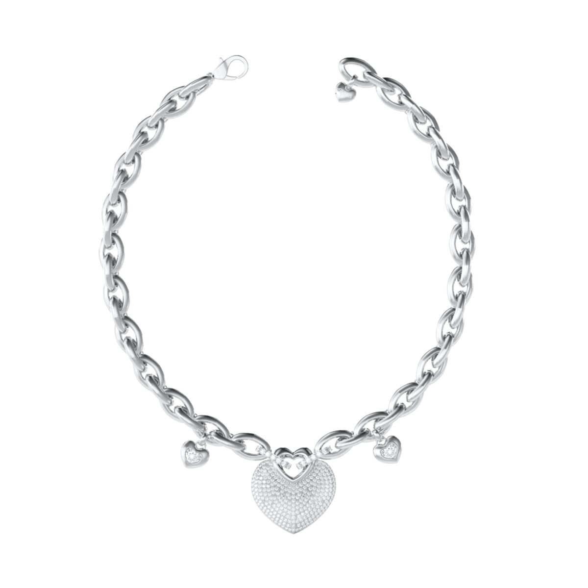 Damhalsband Guess JUBN05205JWRHT-U Silvrig