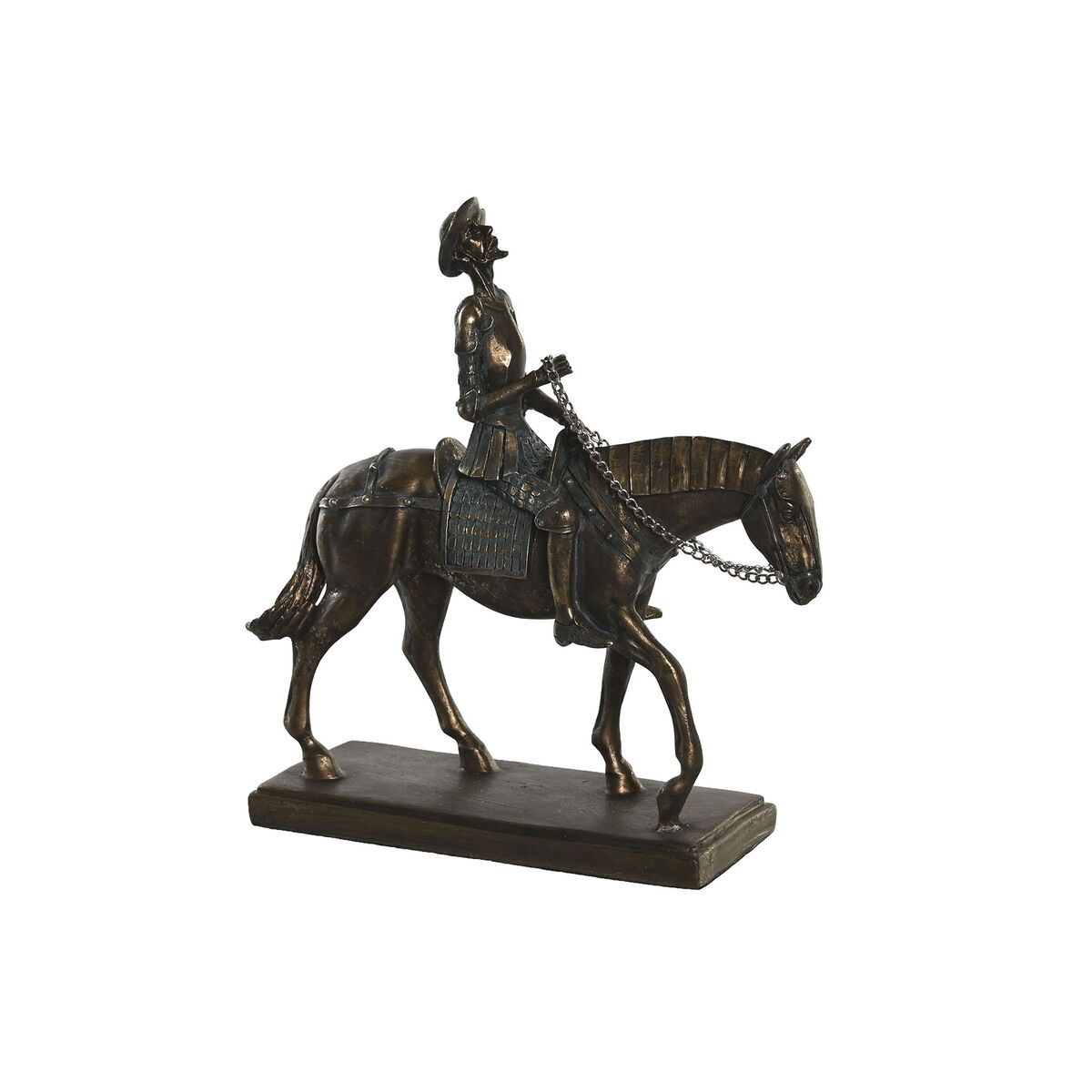 Prydnadsfigur DKD Home Decor 20 x 7 x 22 cm Häst Koppar