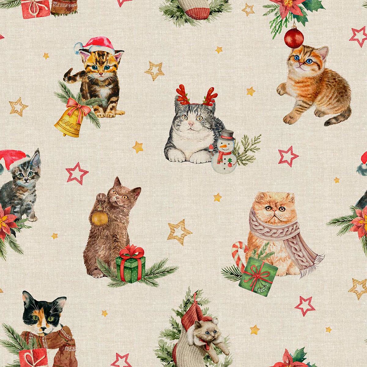 Fläckresistent bordsduk i harts Belum Christmas Multicolour 300 x 150 cm - 4