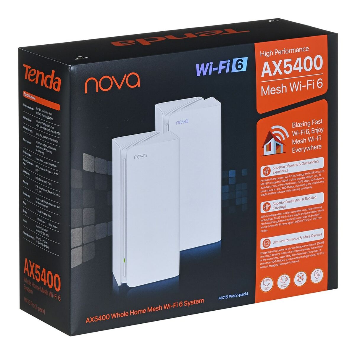 Router Tenda MX15 Pro(2-pack) - 6
