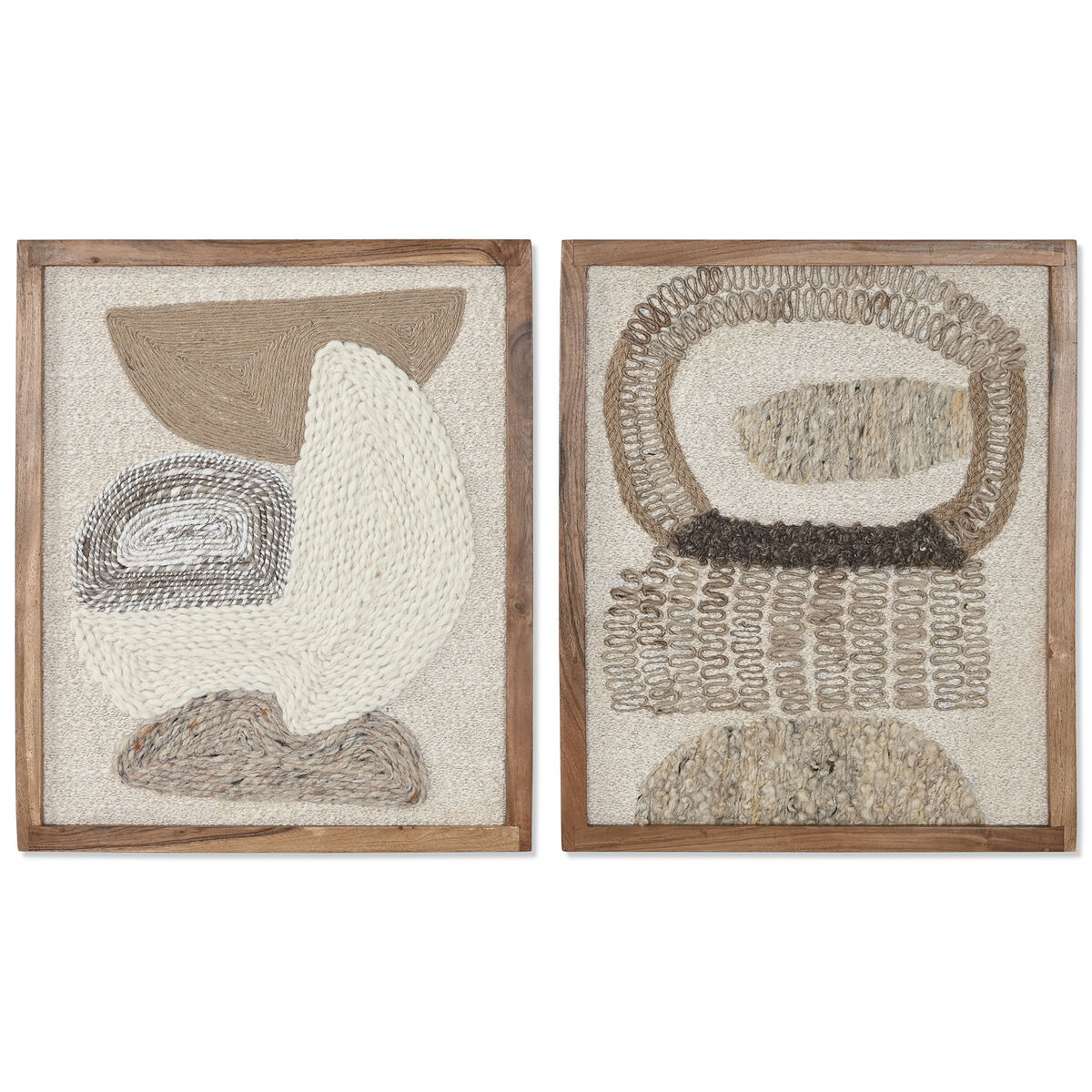 Tavla Home ESPRIT Bomull Akaciaträ 50 x 3 x 60 cm