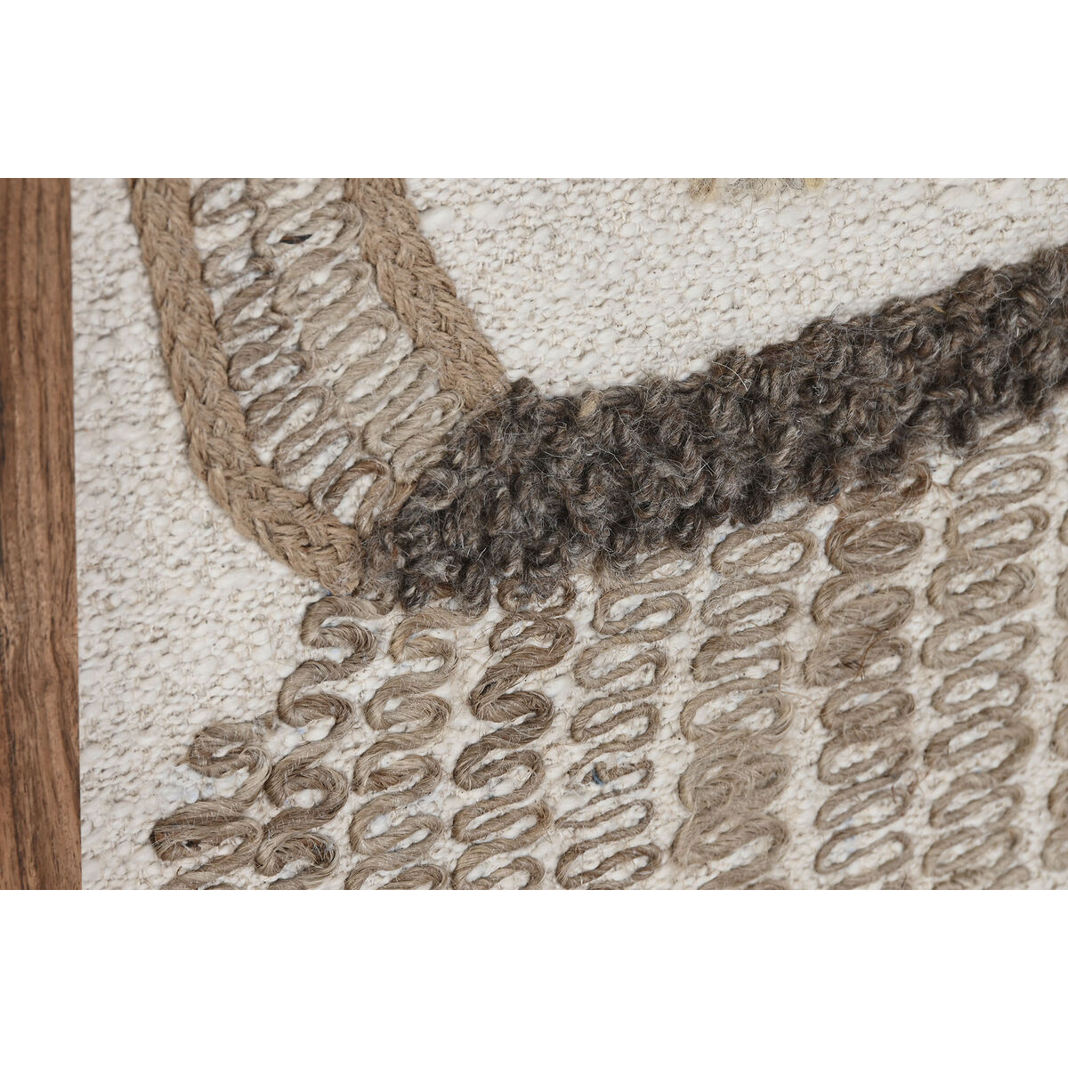 Tavla Home ESPRIT Bomull Akaciaträ 50 x 3 x 60 cm - 3