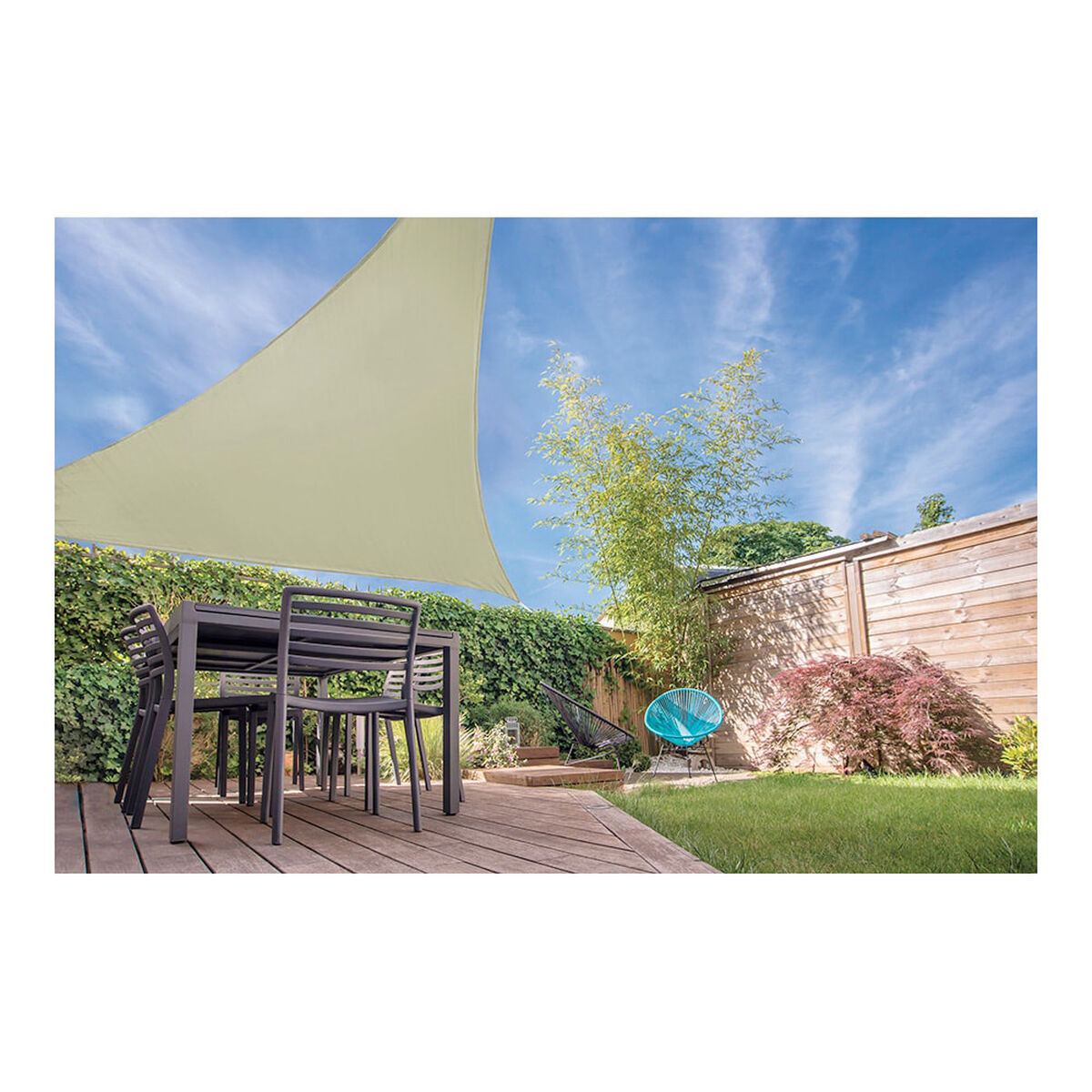 Markis Ambiance Triangulär Sand 3,6 x 3,6 x 3,6 m