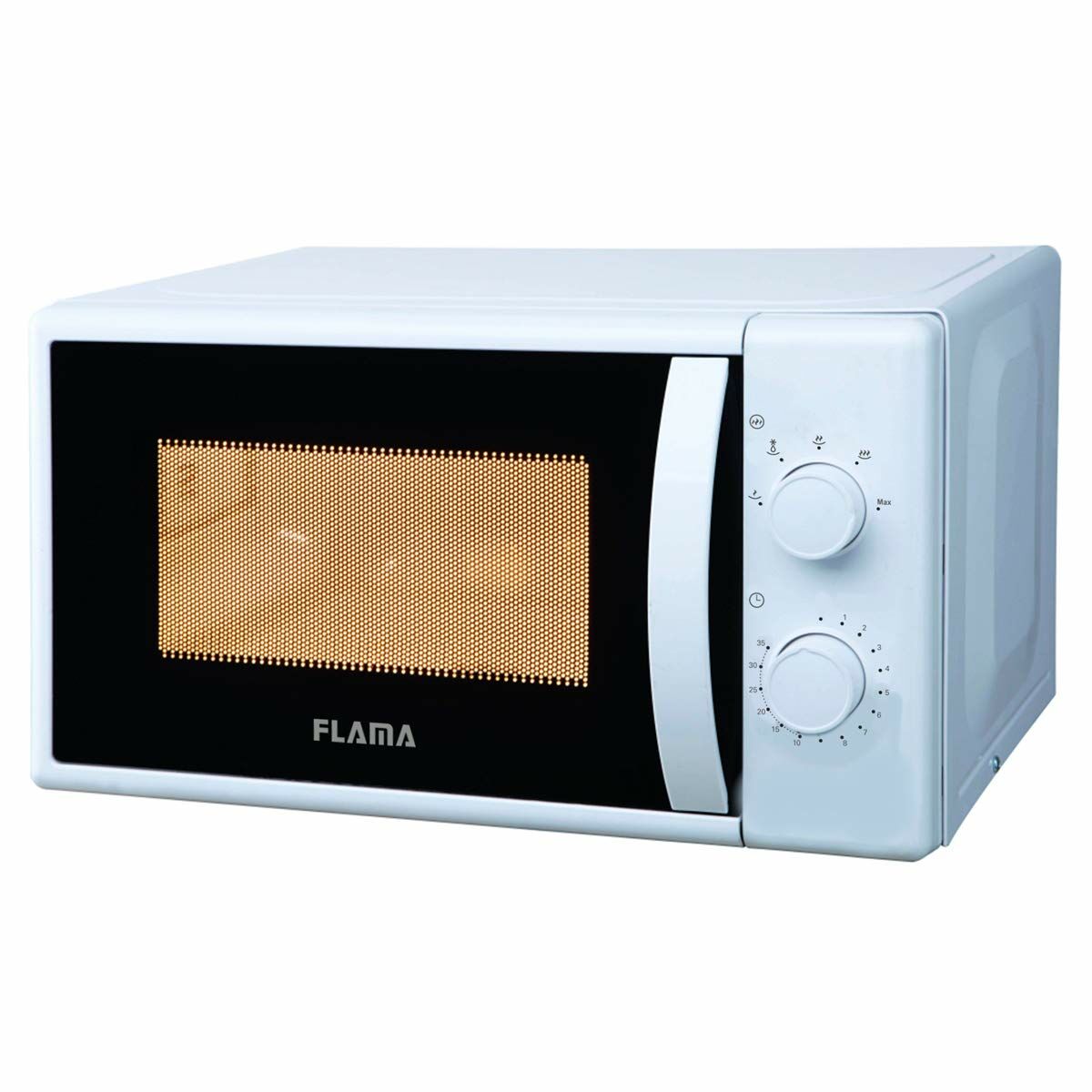 Mikrovågsugnen Flama 1824FL 20 L 700W Vit 700 W 20 L - 2