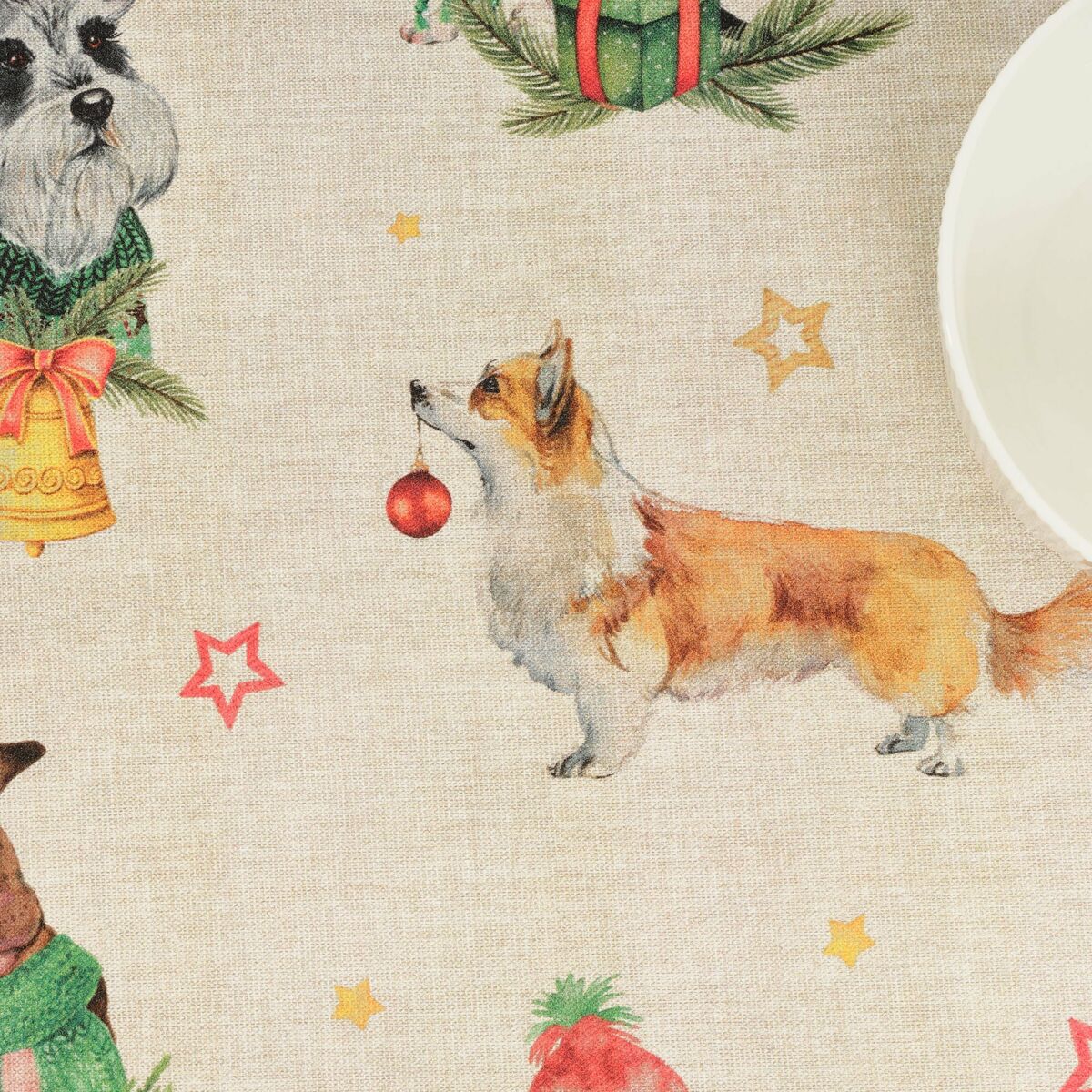 Fläckresistent bordsduk i harts Belum Christmas Multicolour 300 x 150 cm - 3