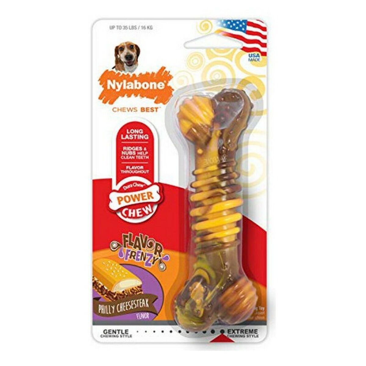 Hundleksak Naturell Storlek M Nylon - 2