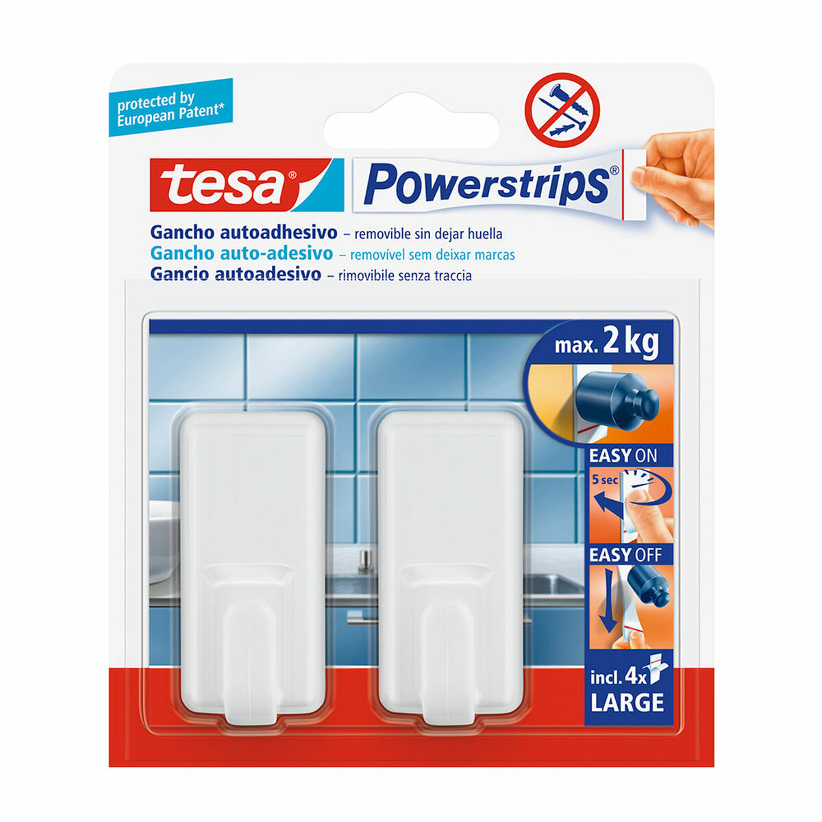 Upphängningskrok TESA 2 Kg - 2