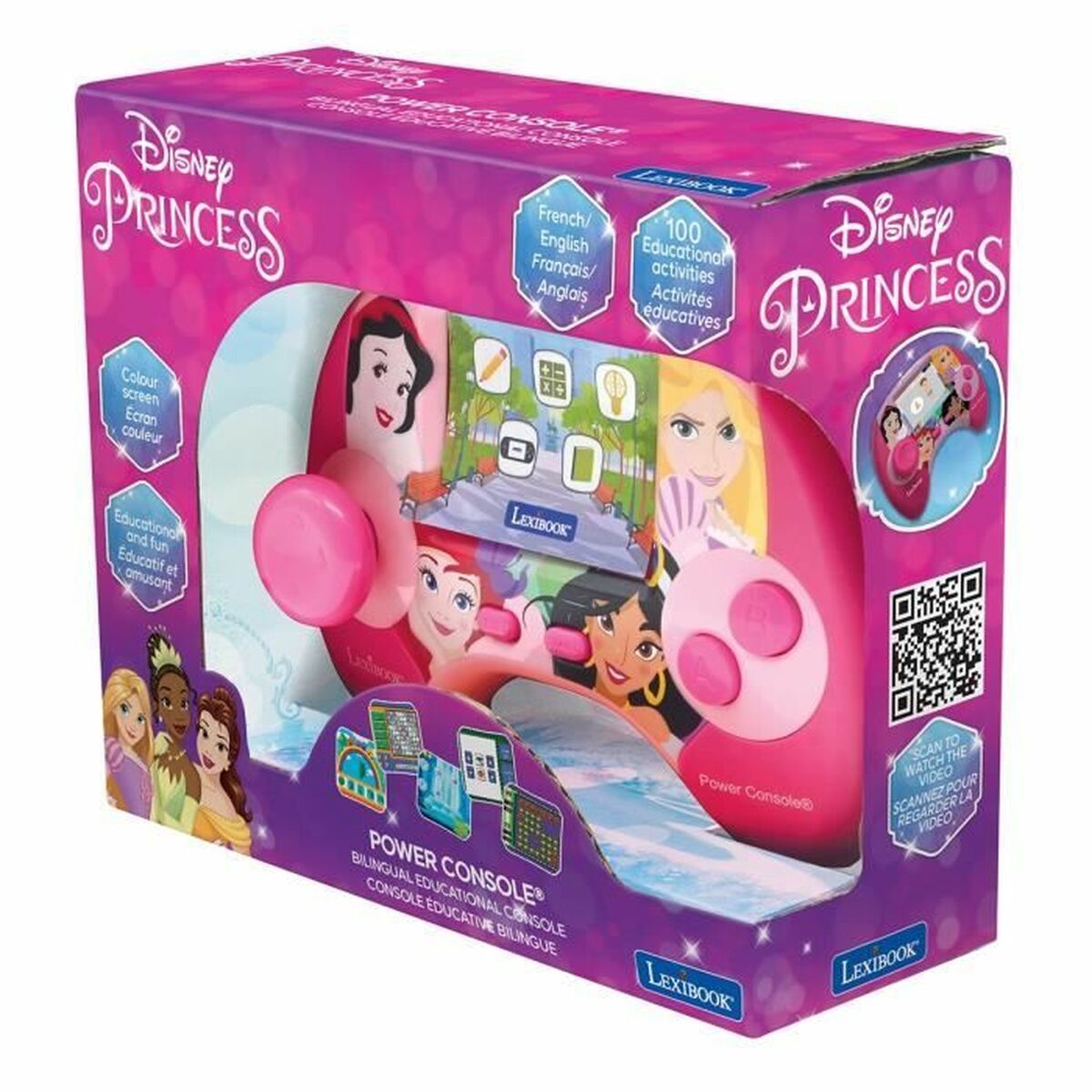 Konsol Lexibook Disney Princess Franska Engelska - 2