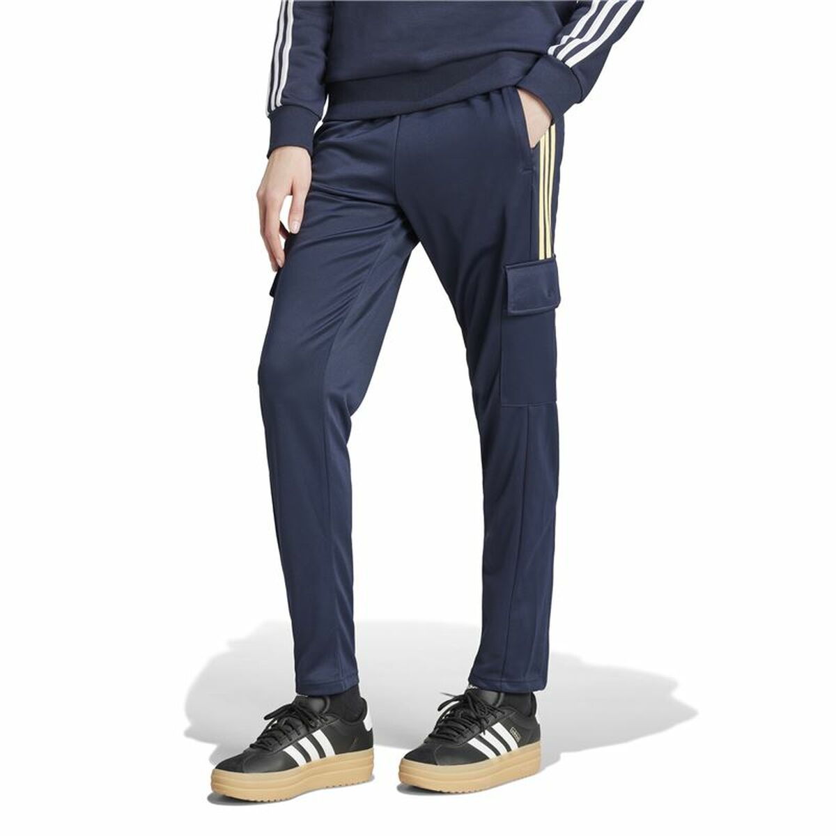 Långa träningsbyxor Adidas Tiro Cargo Blå Kvinna - 2