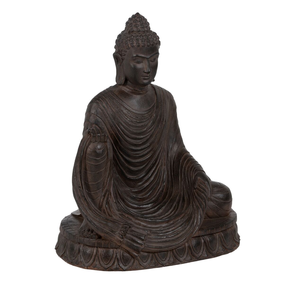 Prydnadsfigur Brun Buddha 62,5 x 43,5 x 77 cm