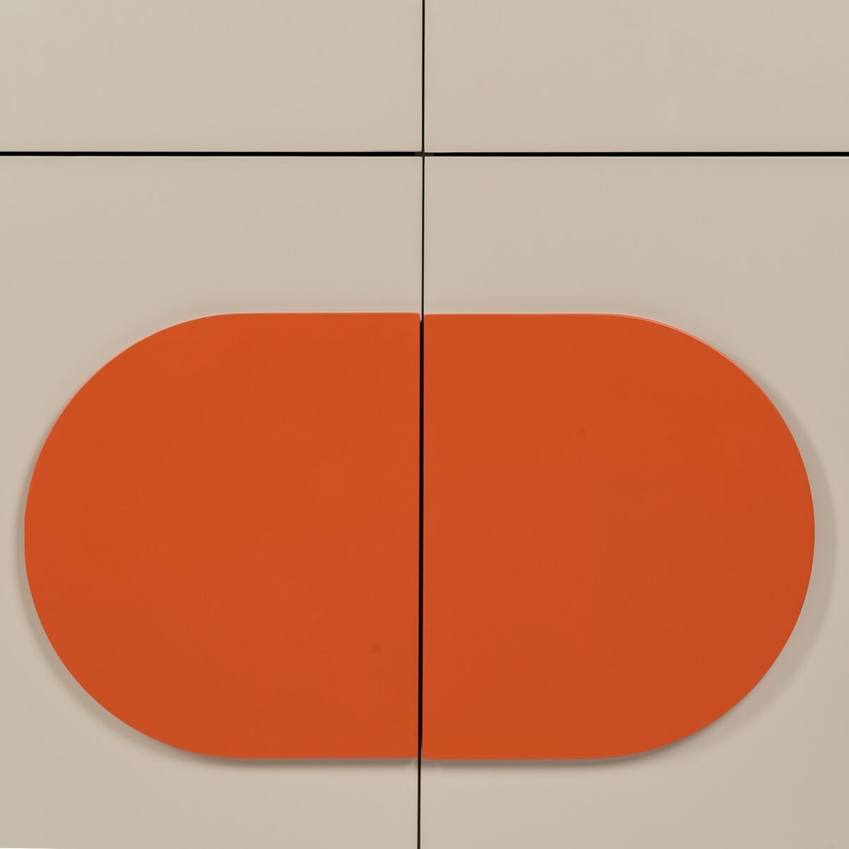 Mottagare NECTO Orange Beige-brun (taupe) 90 x 32 x 85,5 cm - 6