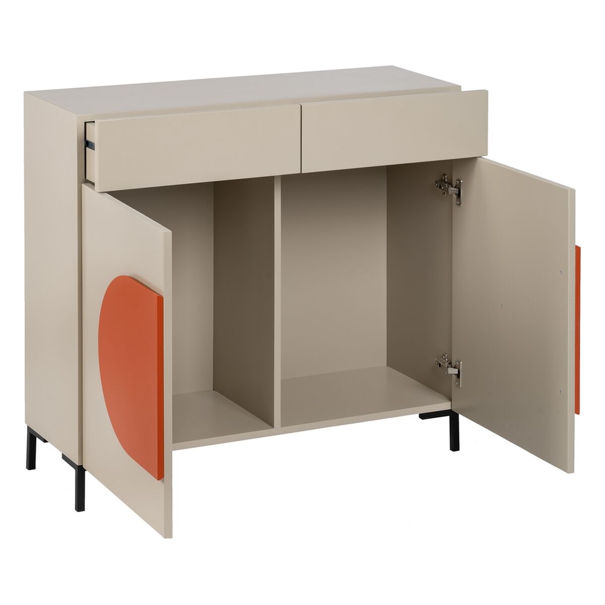 Mottagare NECTO Orange Beige-brun (taupe) 90 x 32 x 85,5 cm - 3