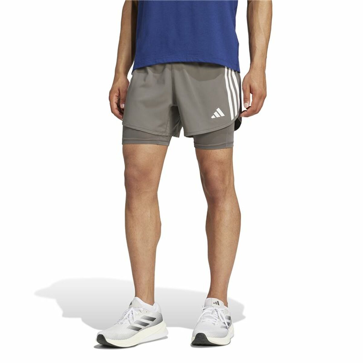 Sportshorts för män Adidas Own The Run 3 Bandas 2In1 - 2