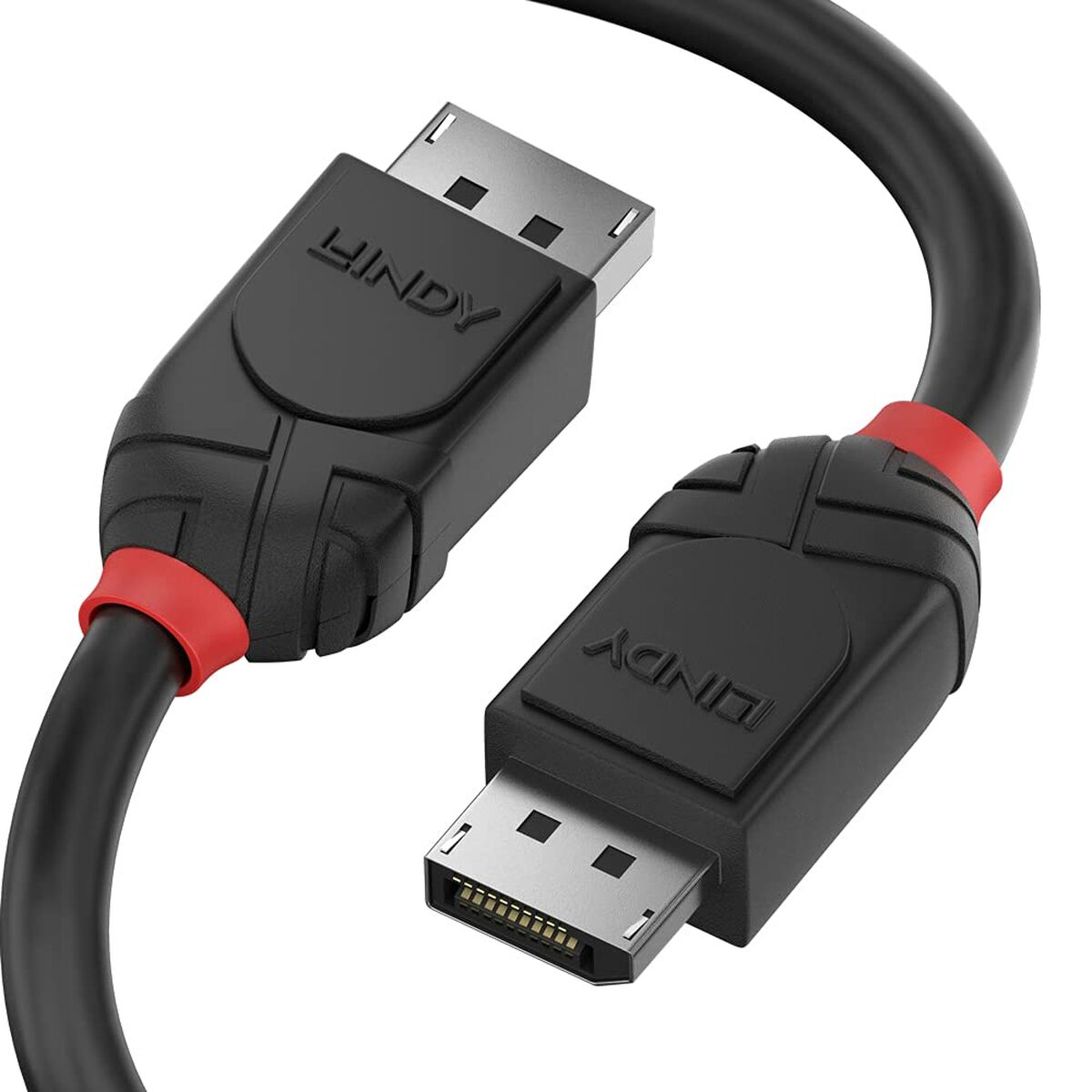 DisplayPort Kabel LINDY 2 m Svart