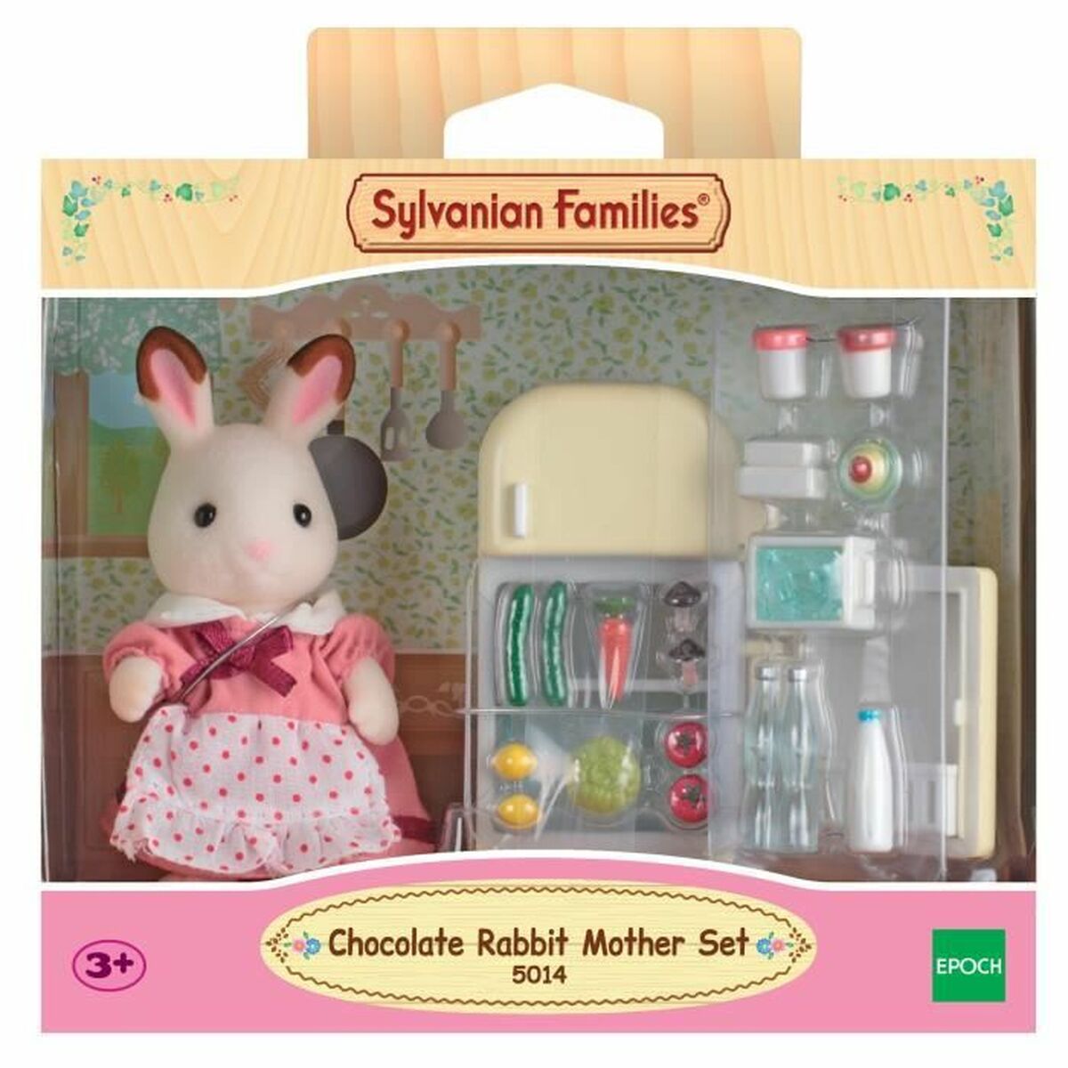 Actionfigurer Sylvanian Families Mom Rabbit Chocolate / Refrigerator - 2