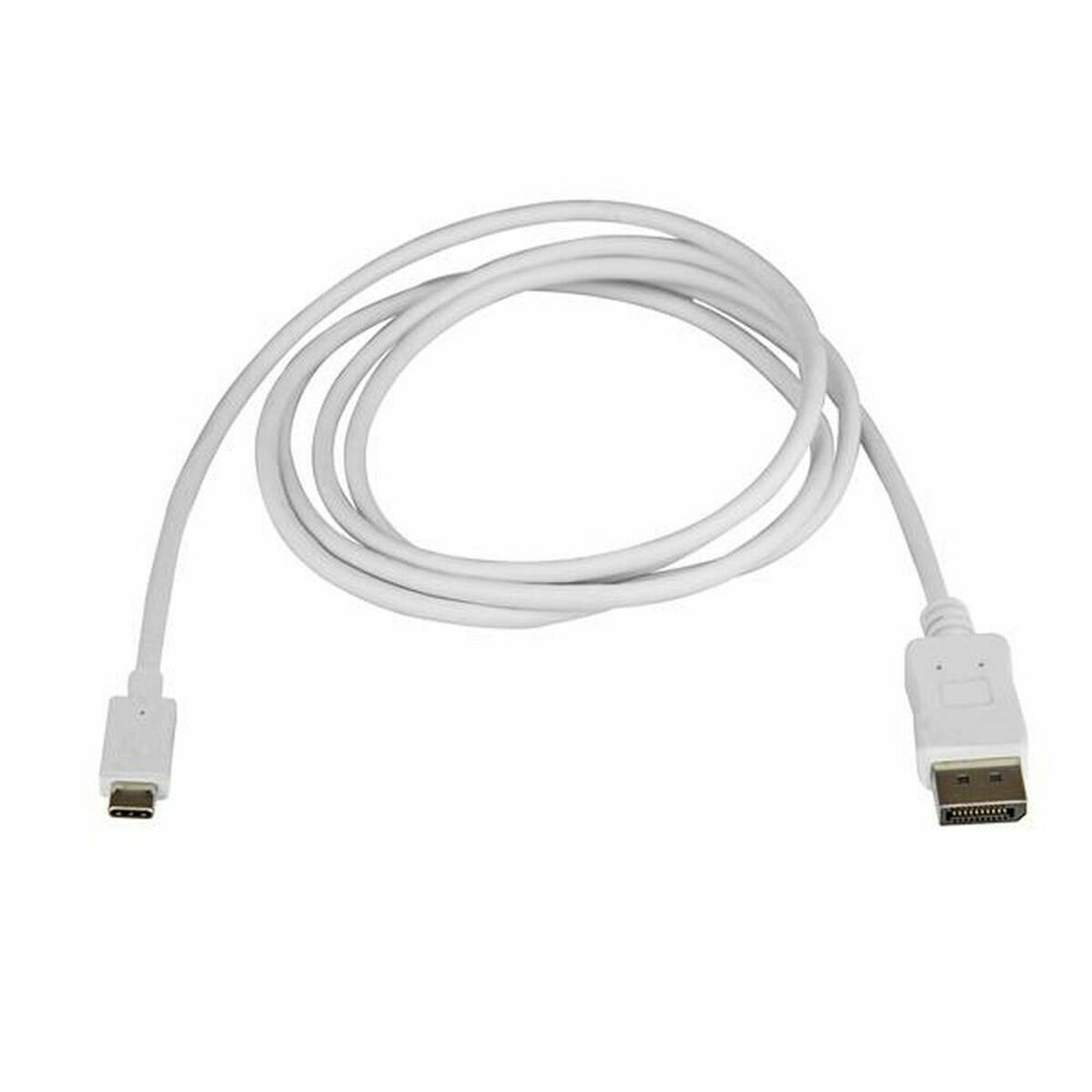 USB C till DisplayPort Adapter Startech CDP2DPMM6W 1,8 m Vit - 6