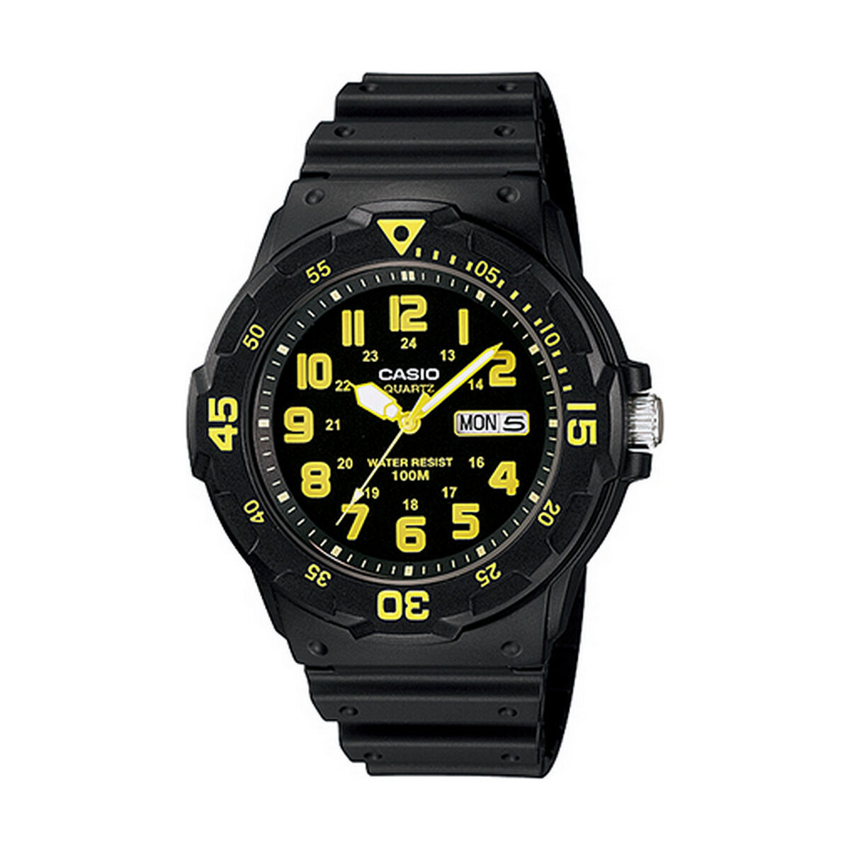 Herrklocka Casio DIVER 100M Gul Svart (Ø 44,5 mm) - 2
