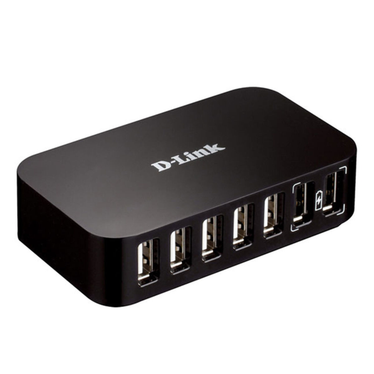 USB HUB 7 Portar D-Link DUB-H7 USB 2.0 Svart - 2