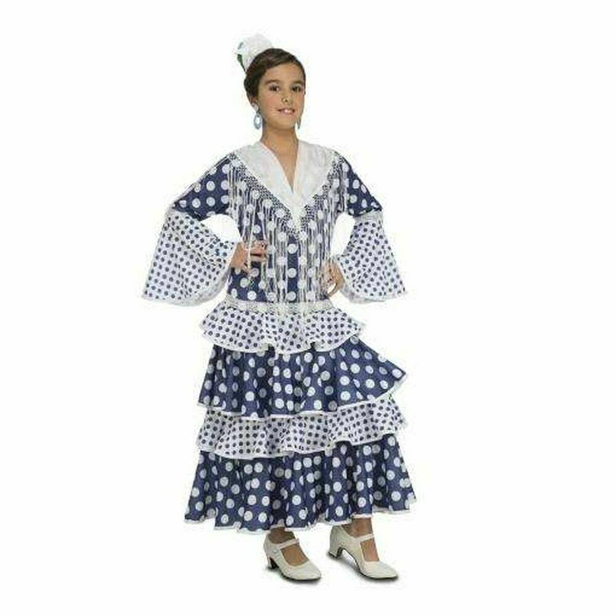 Maskeraddräkt vuxna My Other Me Solea Flamencodansare Blå - 2
