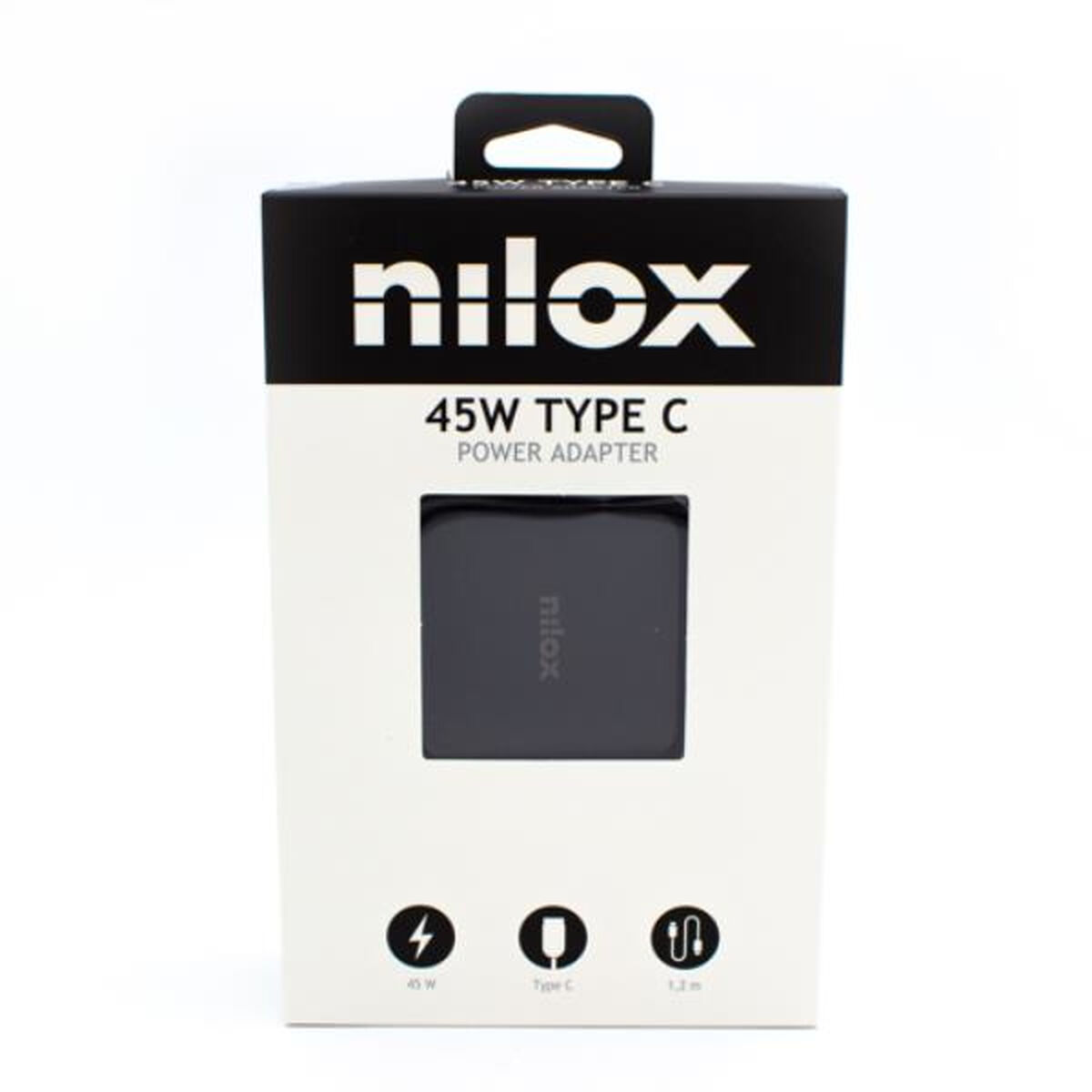 Laptopladdare Nilox NXCARUSBC45 Typ C 45 W Svart - 2