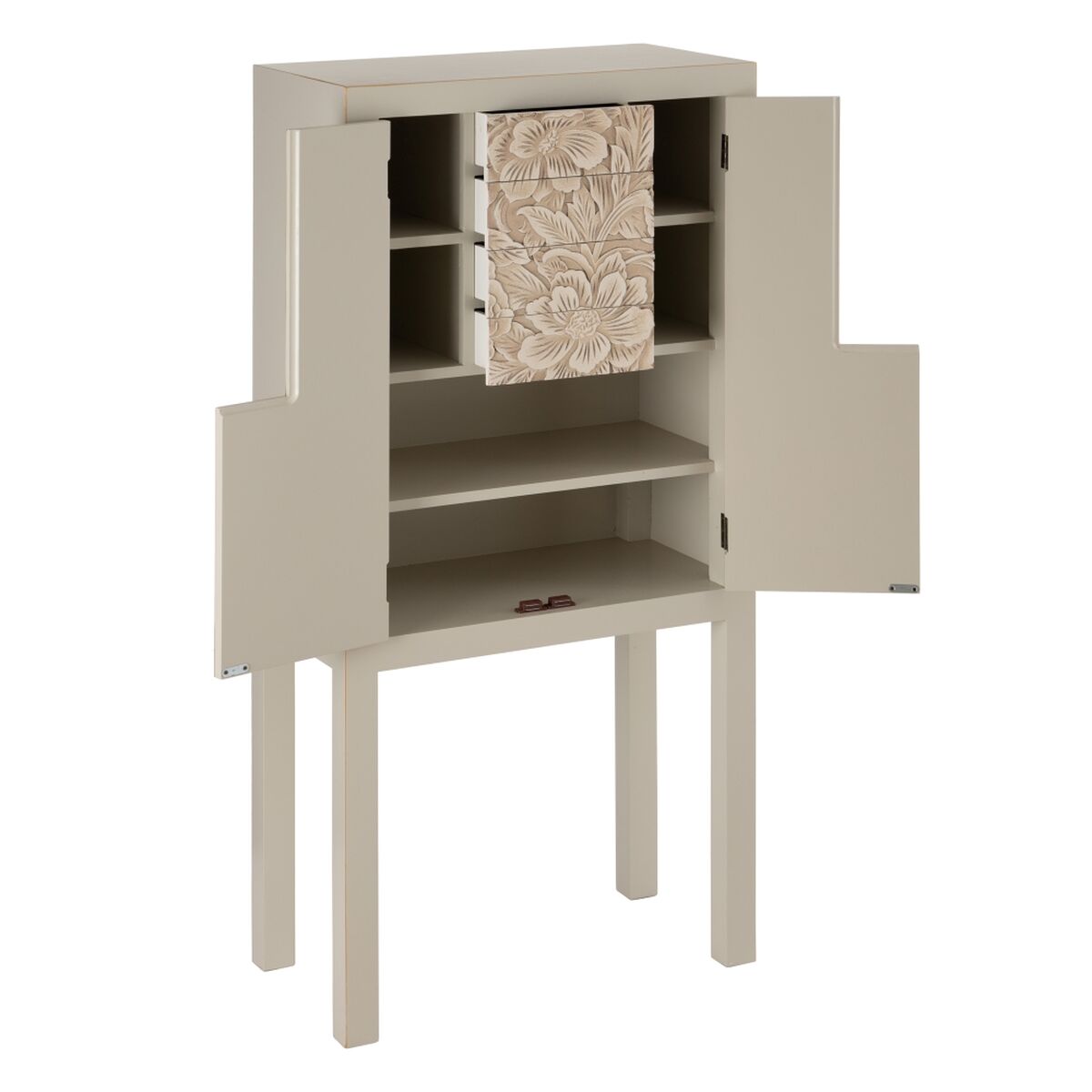 Garderob ORIENTAL CHIC Beige-brun (taupe) Trä MDF 60 x 30 x 130 cm - 3