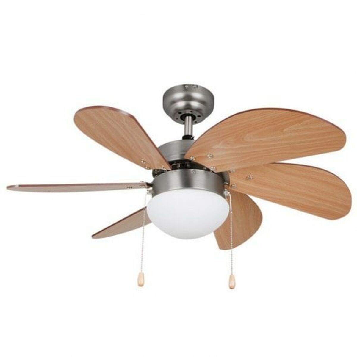 Takfläkt med belysning Orbegozo CP 15075 N 50 W Trä