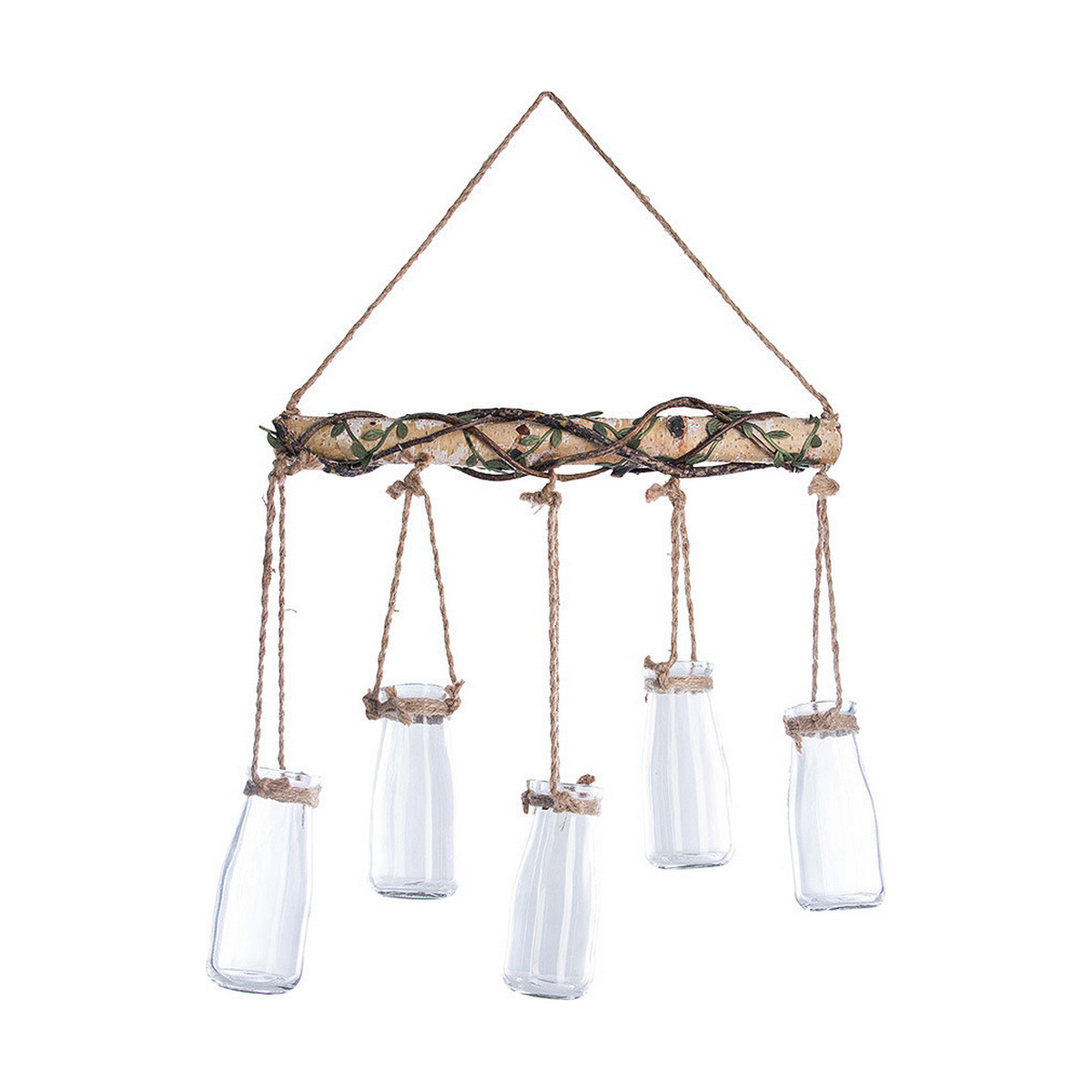 Hängdekoration Atmosphera Vas Dekorativ Jute (44,5 x 40,5 x 6 cm) - 2