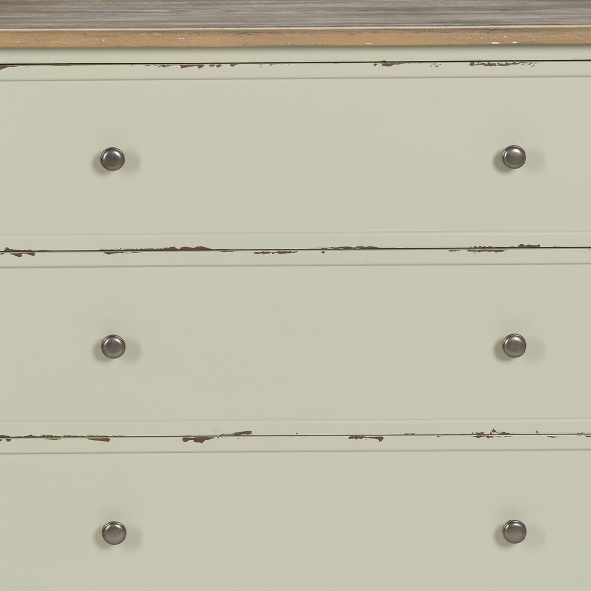 Byrå Beige Naturell Granträ Trä MDF 90 X 42 X 85 CM - 6