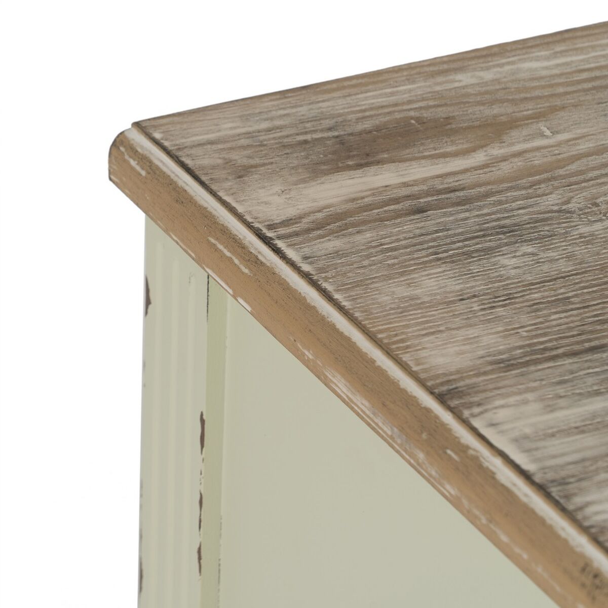 Byrå Beige Naturell Granträ Trä MDF 90 X 42 X 85 CM - 4