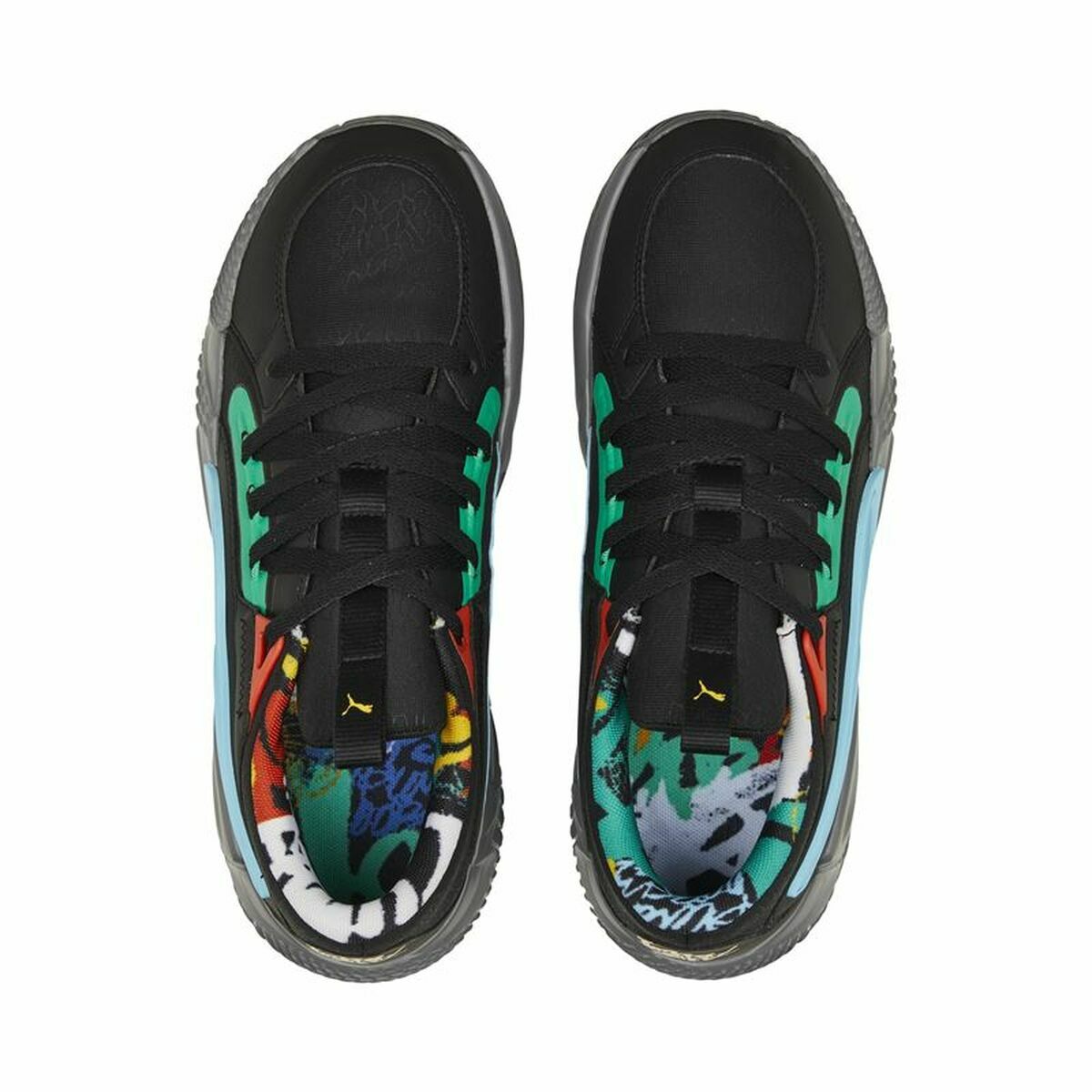 Basketskor, Vuxen Puma Court Rider Chaos Svart - 4