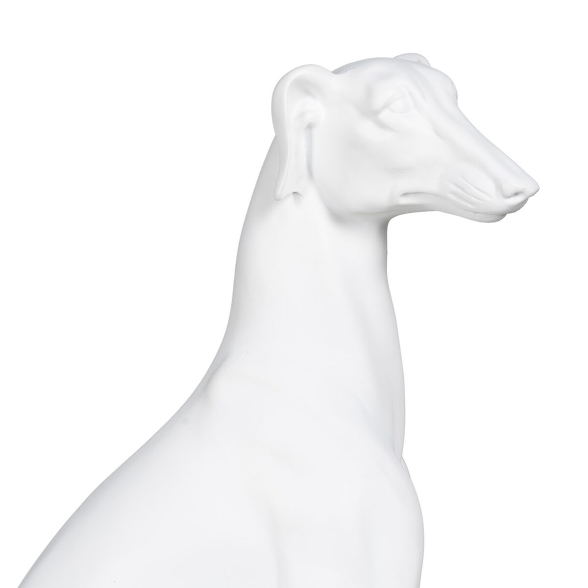 Prydnadsfigur Vit Hund 19 x 12 x 37,5 cm - 3