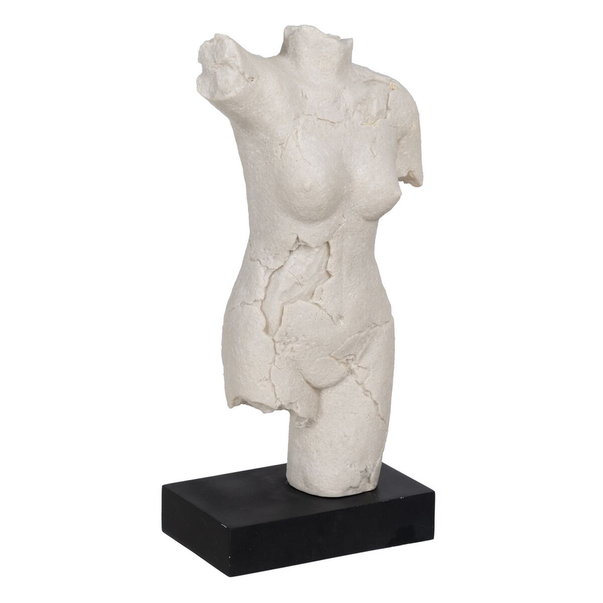 Prydnadsfigur Svart Kräm 21 x 12 x 43,3 cm - 2